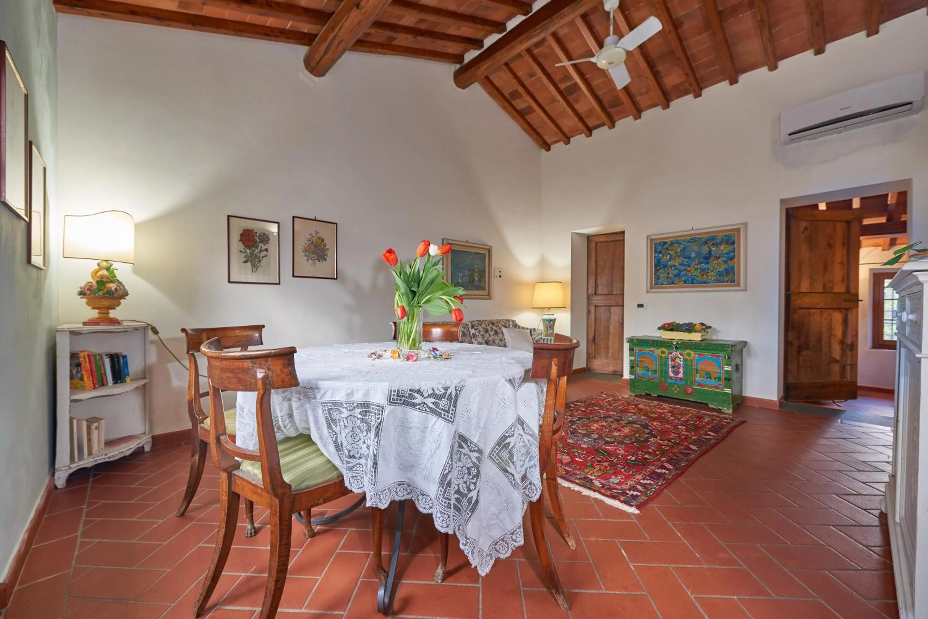 Seating area in Castello di Cafaggio