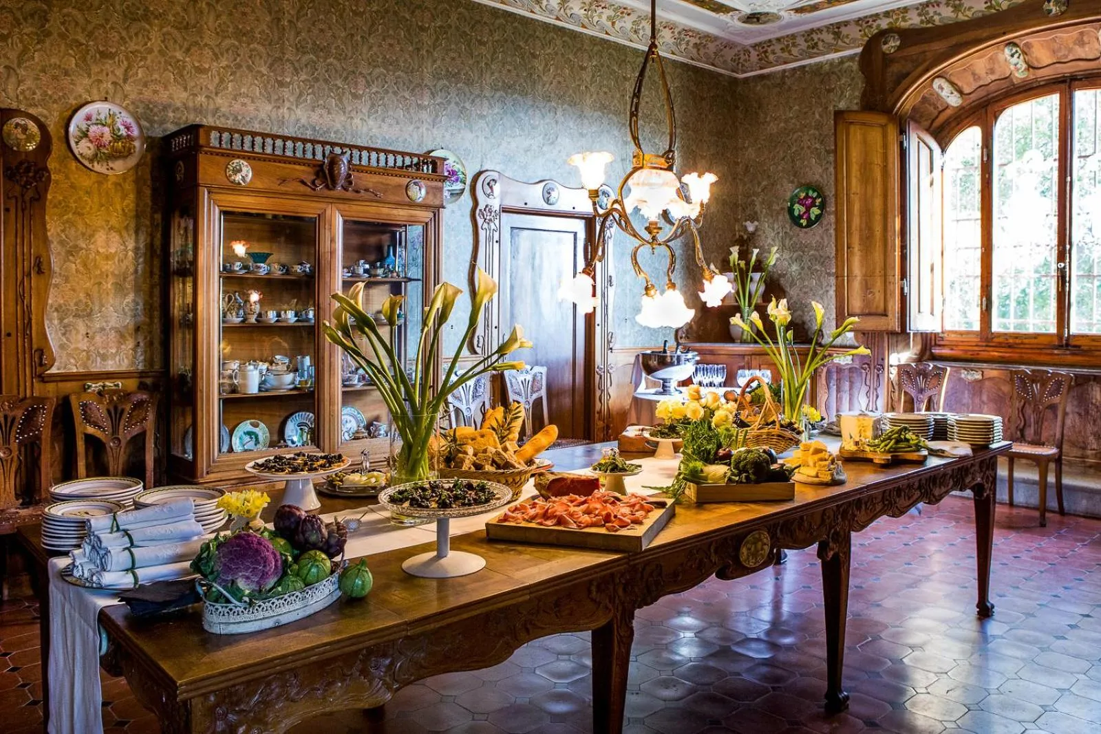 Food and drinks in Castello di Cafaggio