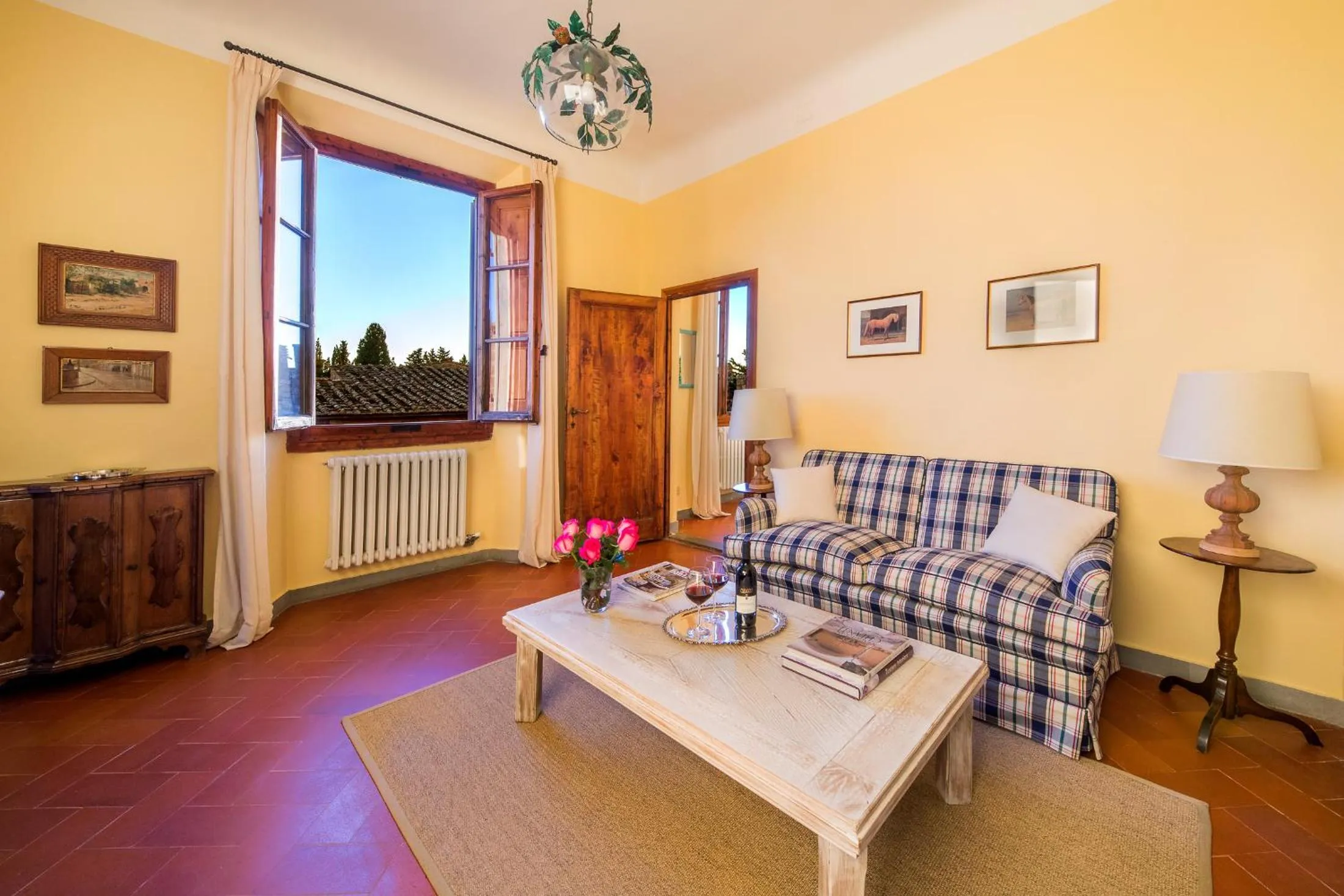Living room in Castello di Cafaggio