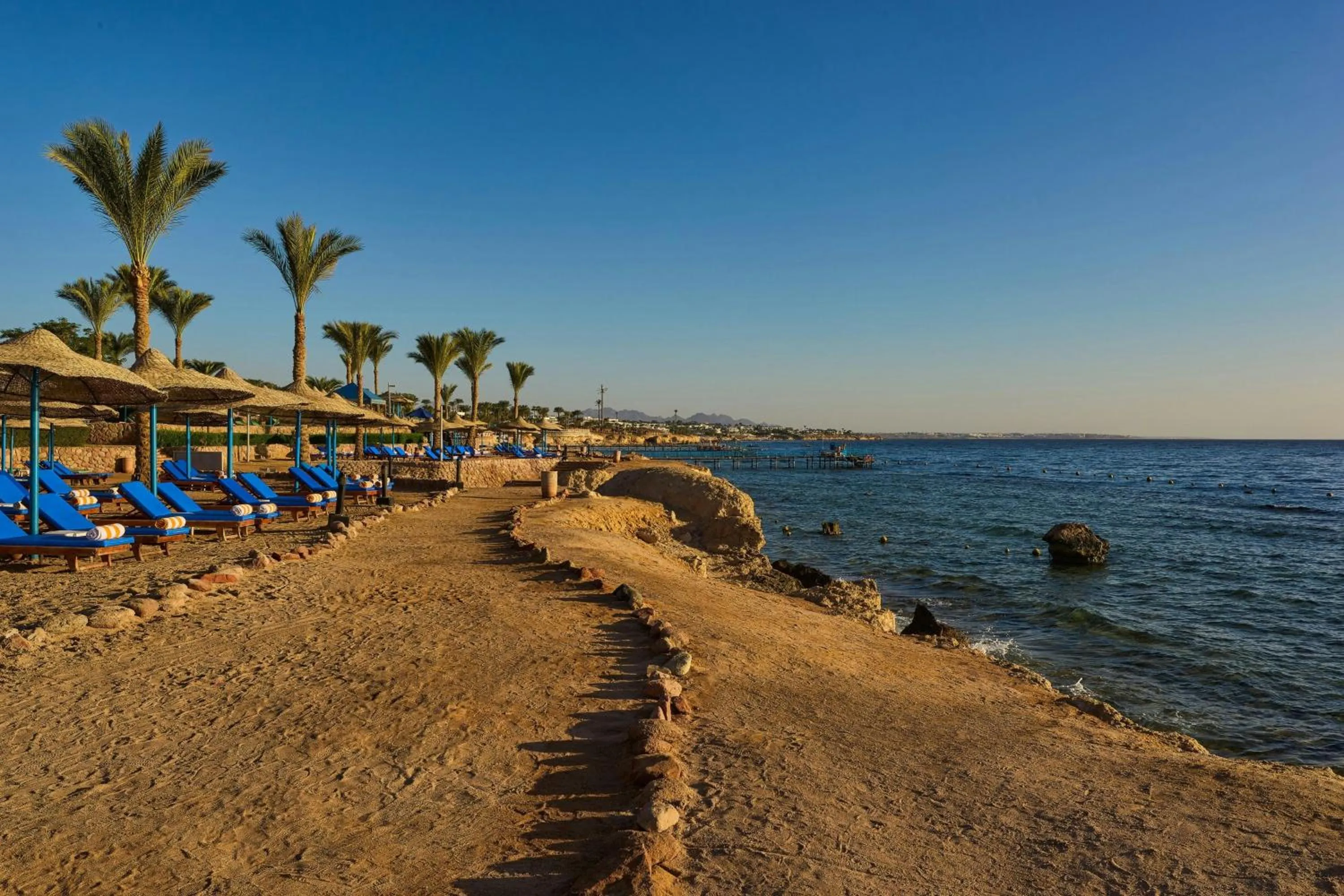 Beach in Renaissance Sharm El Sheikh Golden View Beach Resort