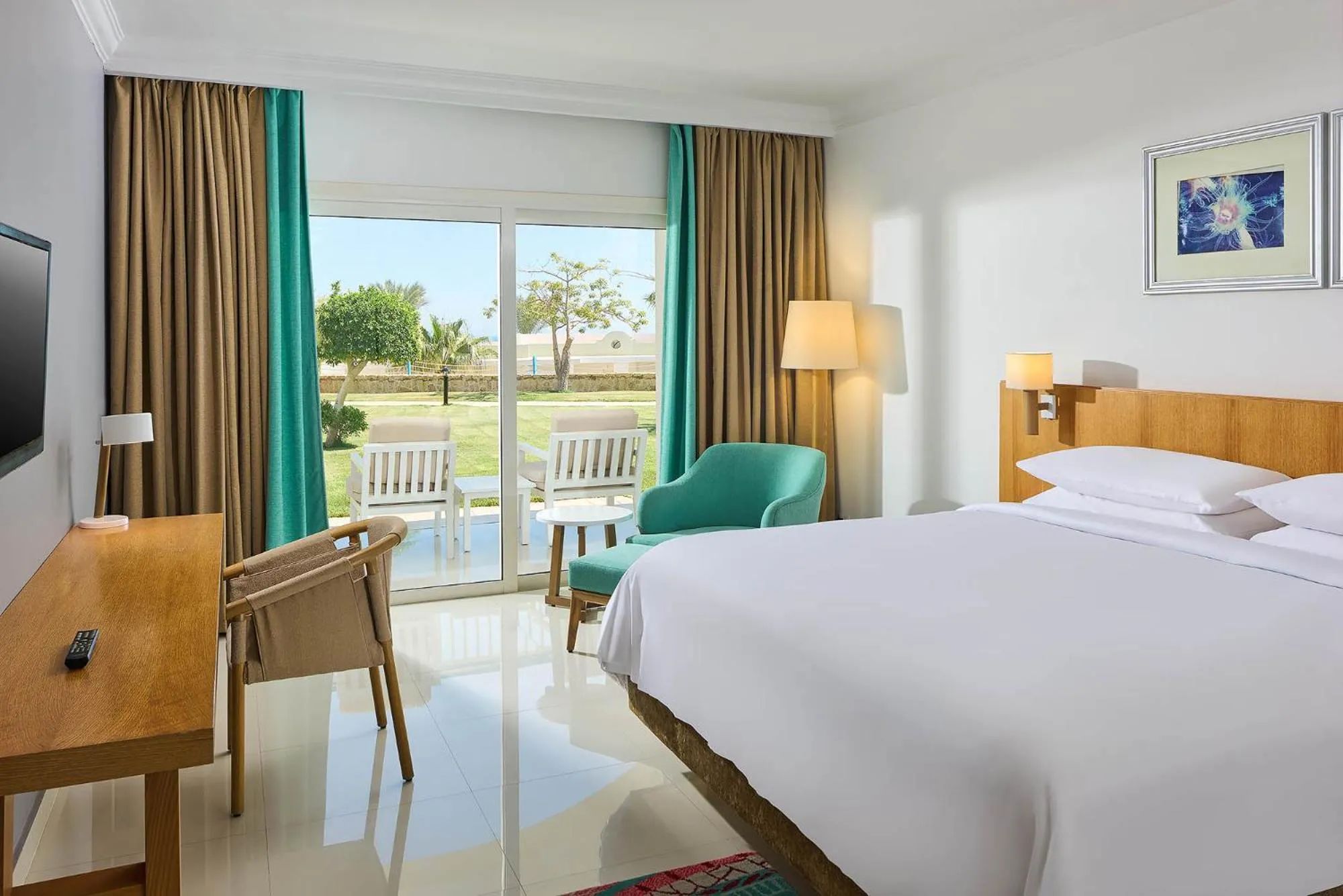 Photo of the whole room, Bed in Renaissance Sharm El Sheikh Golden View Beach Resort