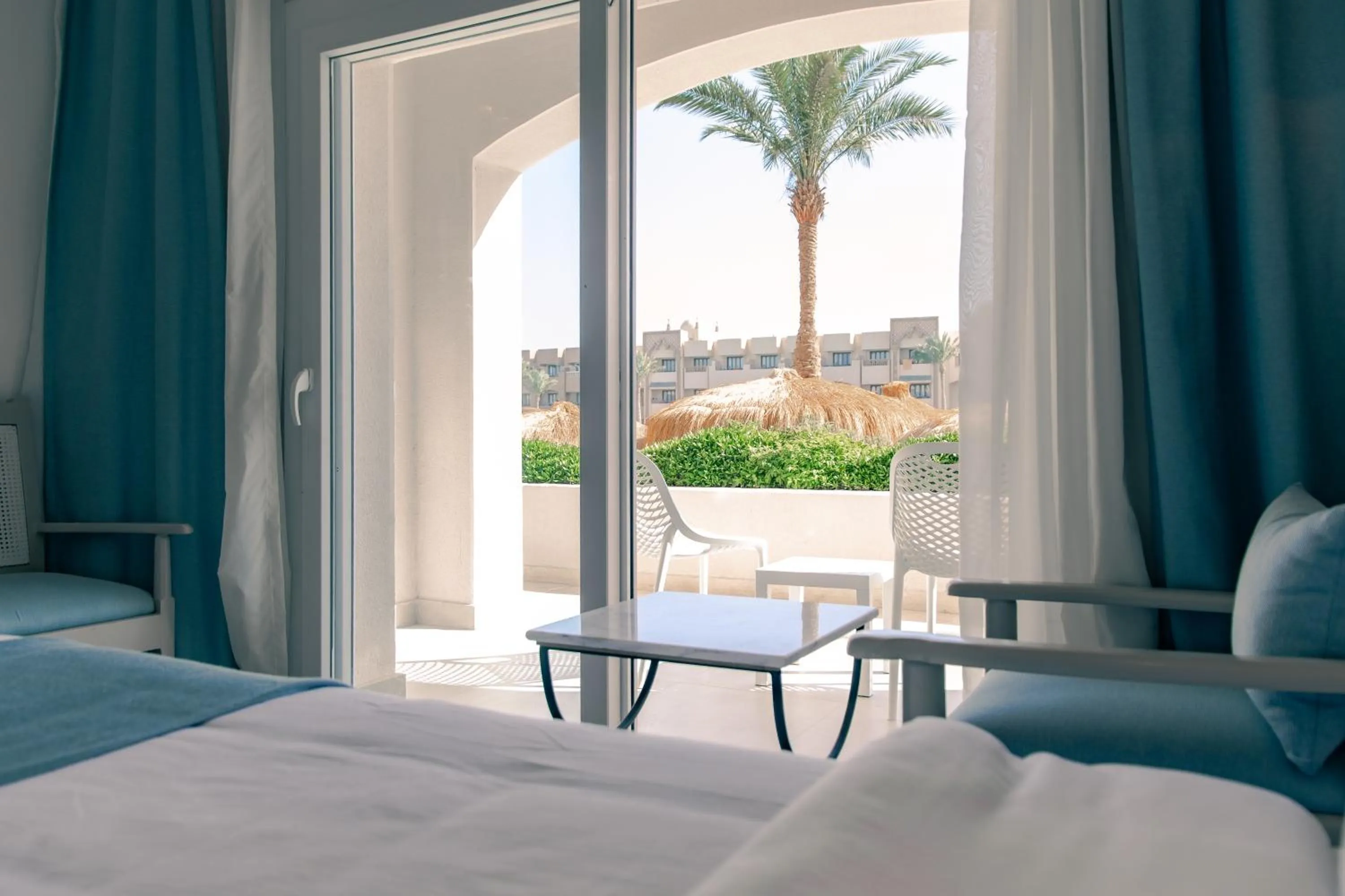 View (from property/room), Bed in Sunny Days El Palacio Resort & Spa