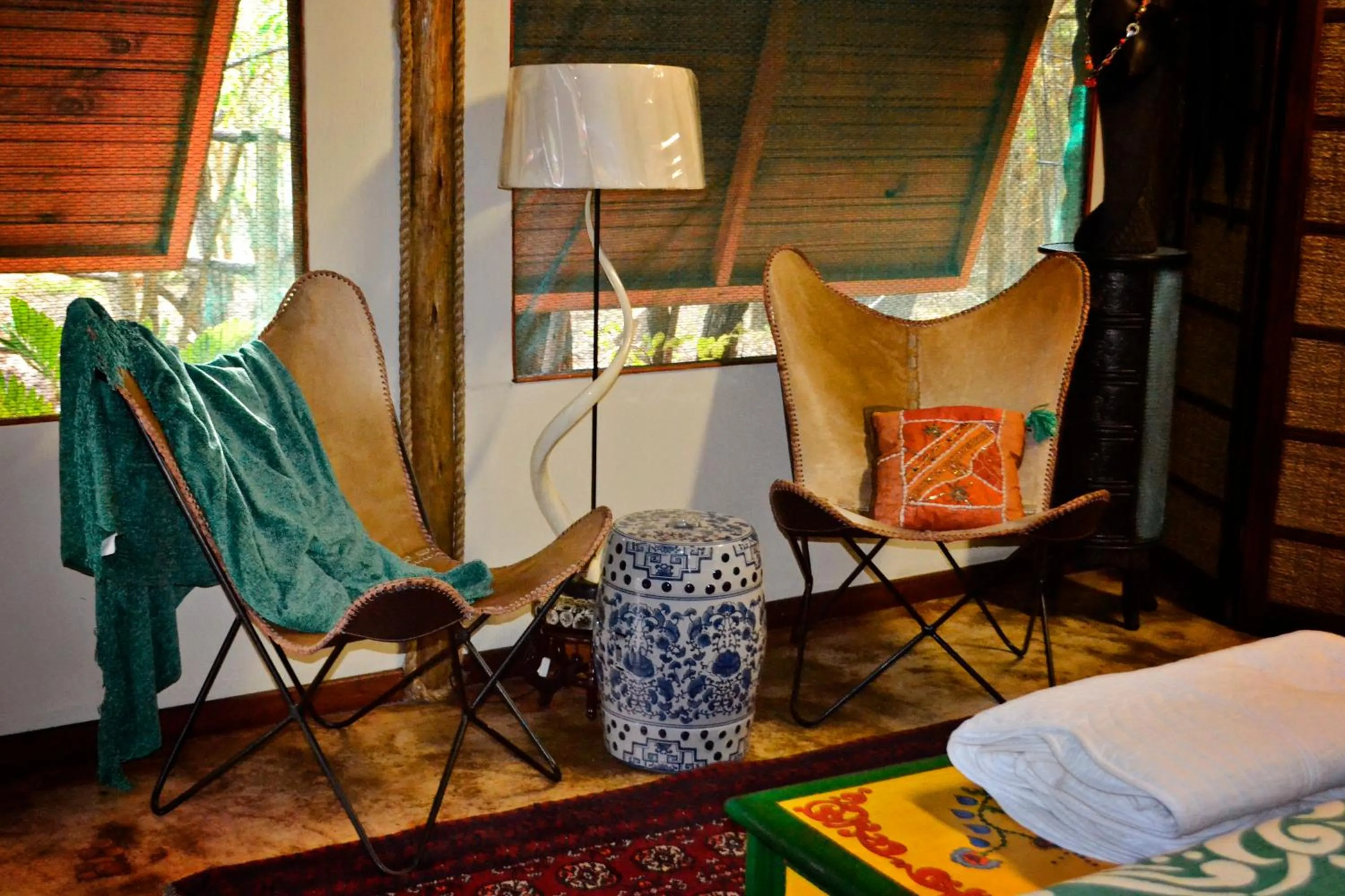 Decorative detail in Wielewaal Bush Lodge