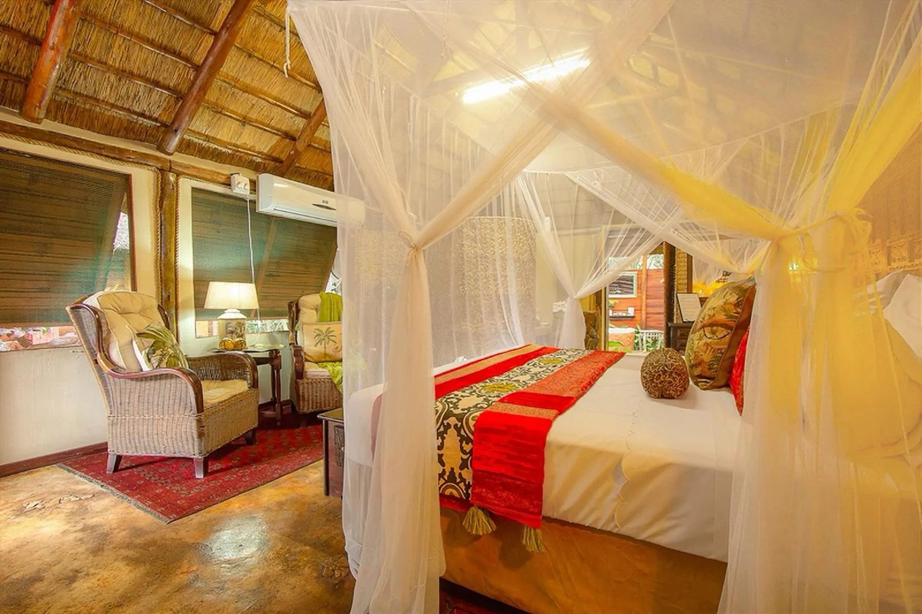 Bed in Wielewaal Bush Lodge