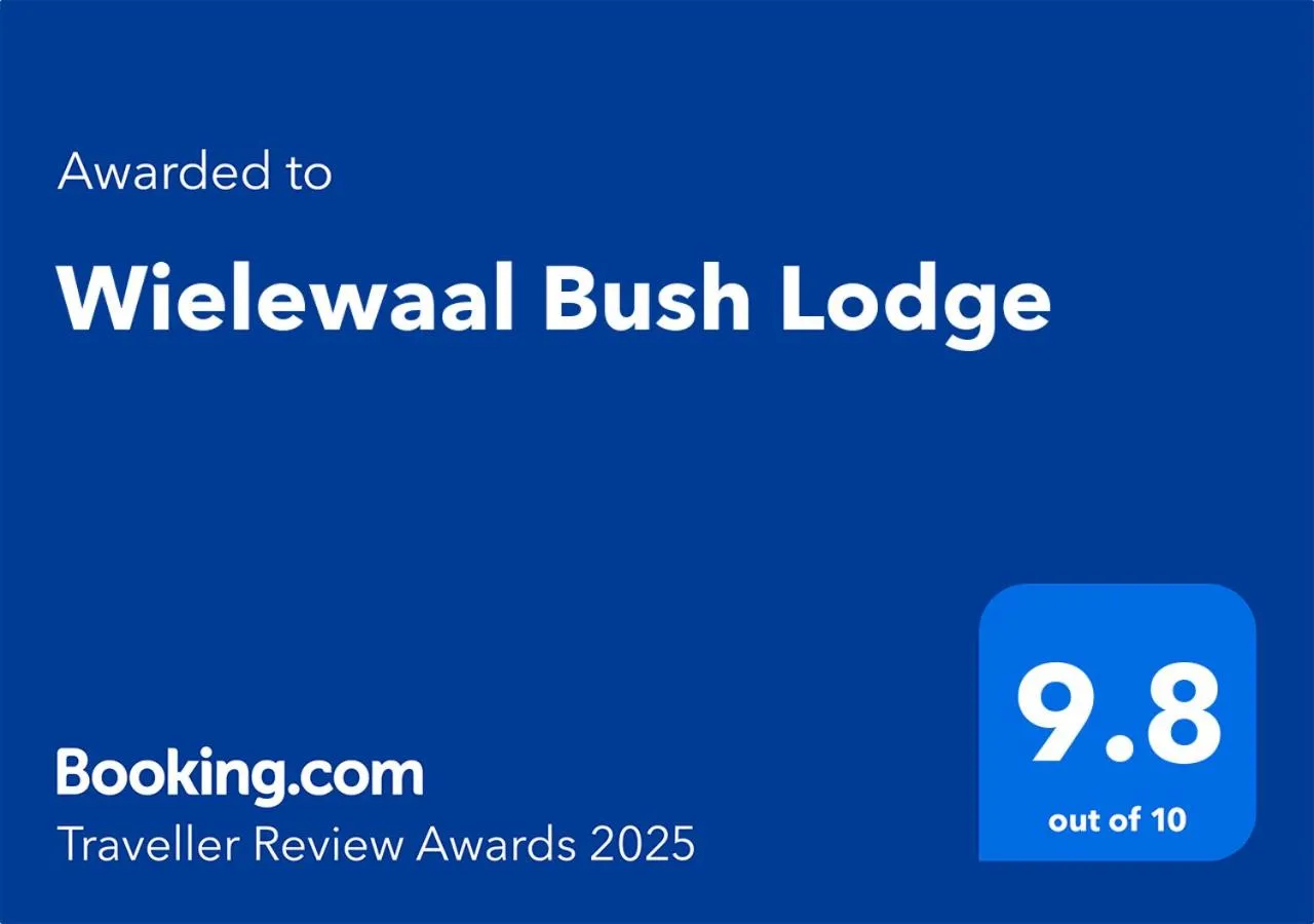 Certificate/Award in Wielewaal Bush Lodge