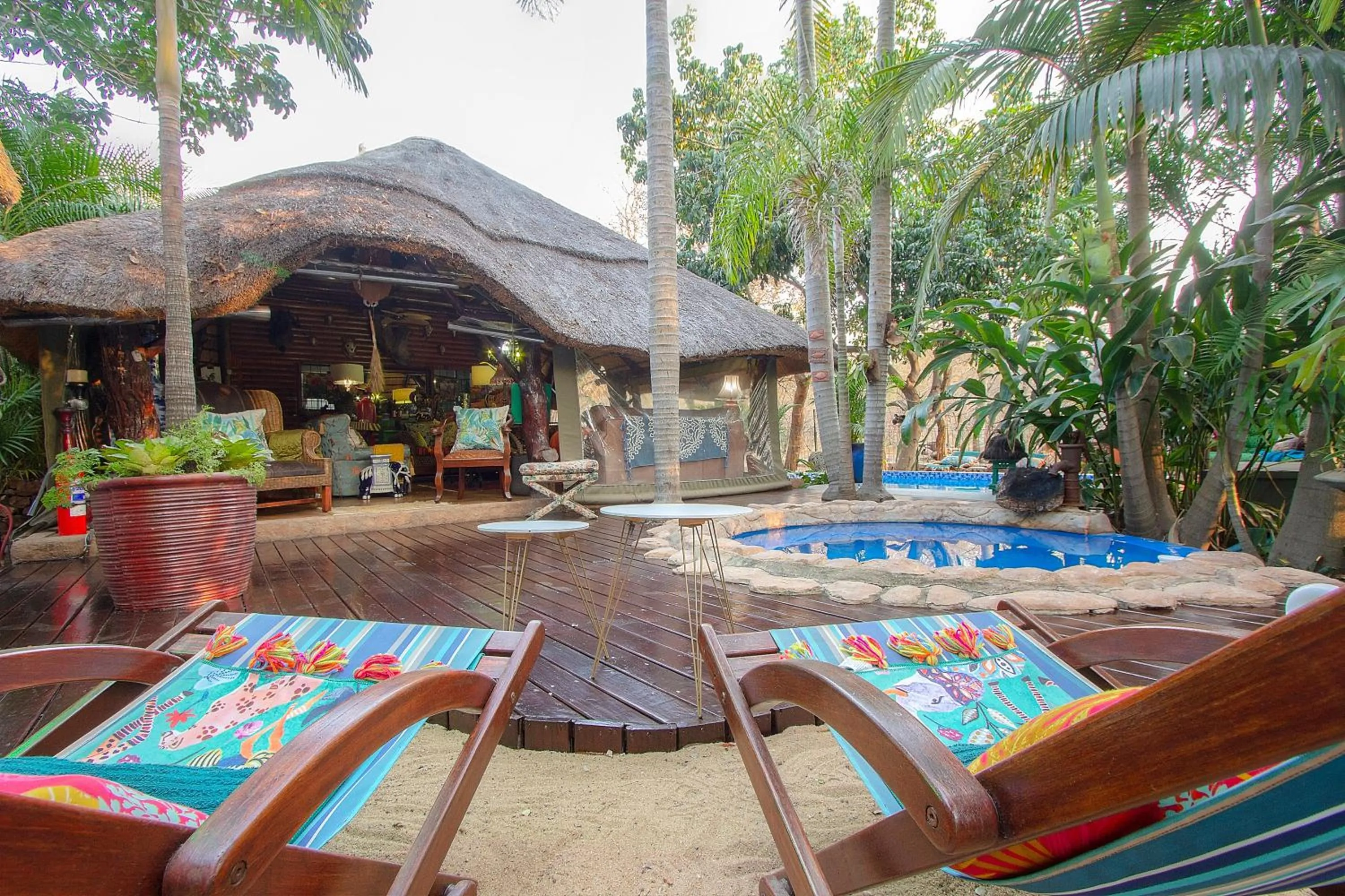Balcony/Terrace in Wielewaal Bush Lodge