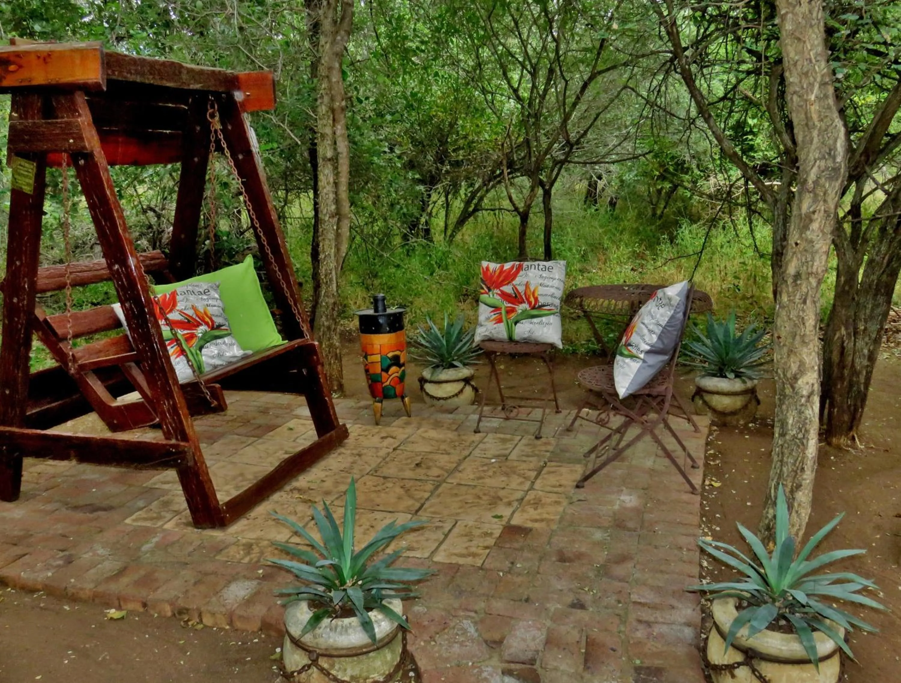 Garden in Wielewaal Bush Lodge