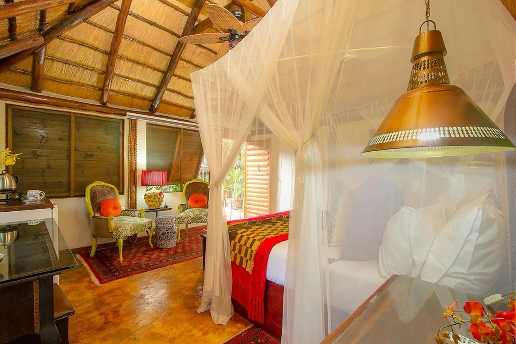 Shower, Bed in Wielewaal Bush Lodge