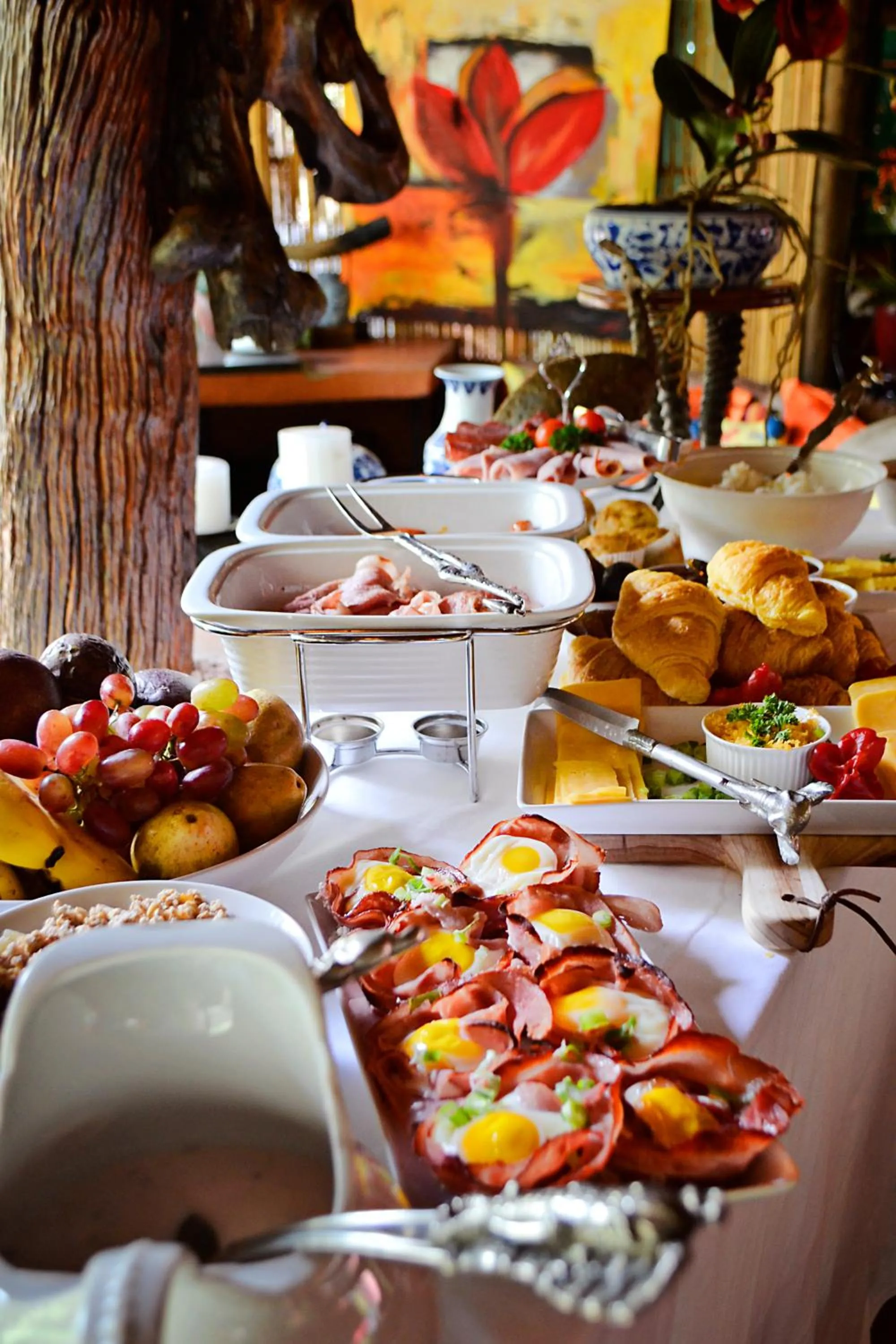 Restaurant/places to eat in Wielewaal Bush Lodge