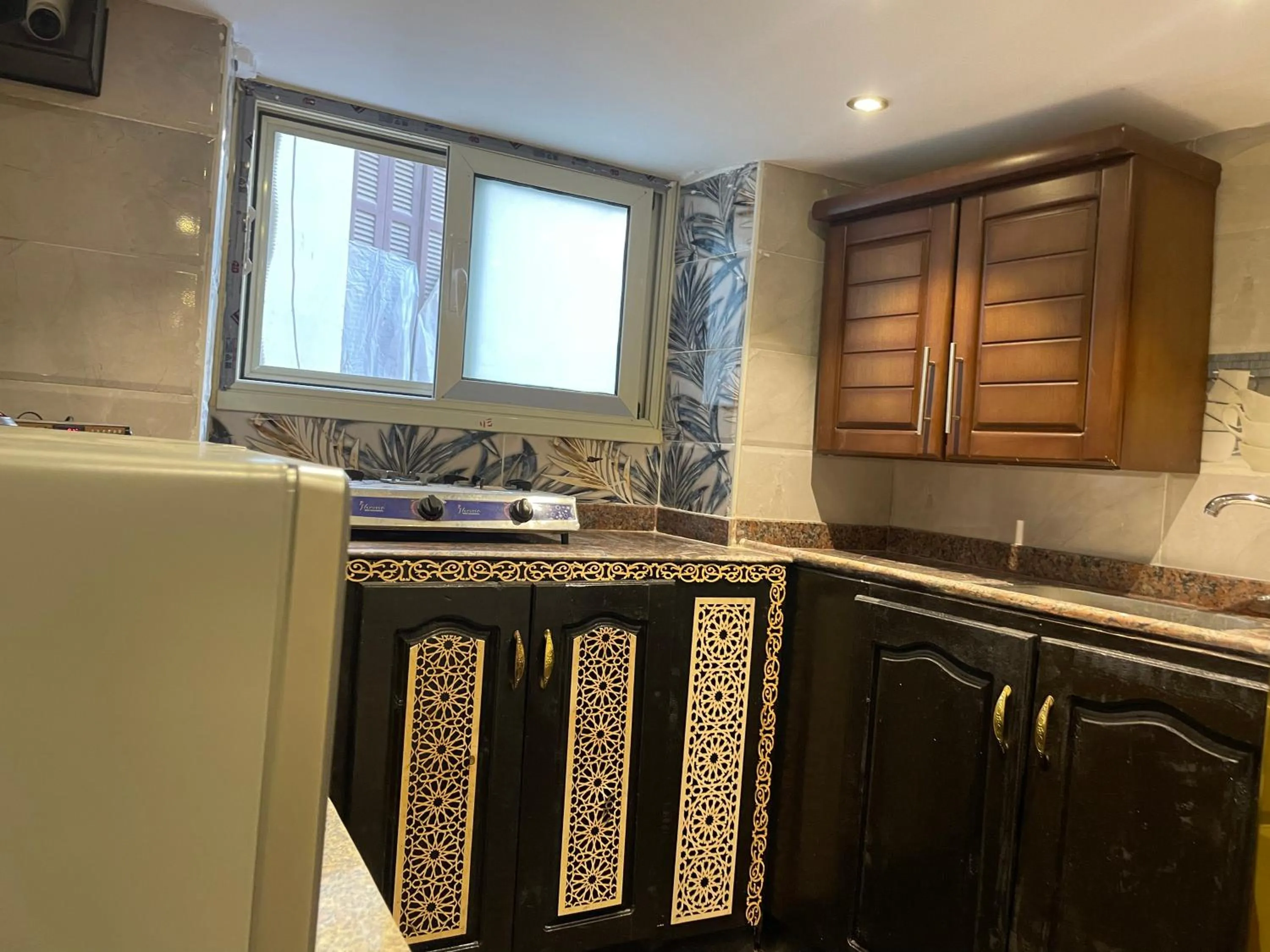 Kitchen or kitchenette in Cairo Inn