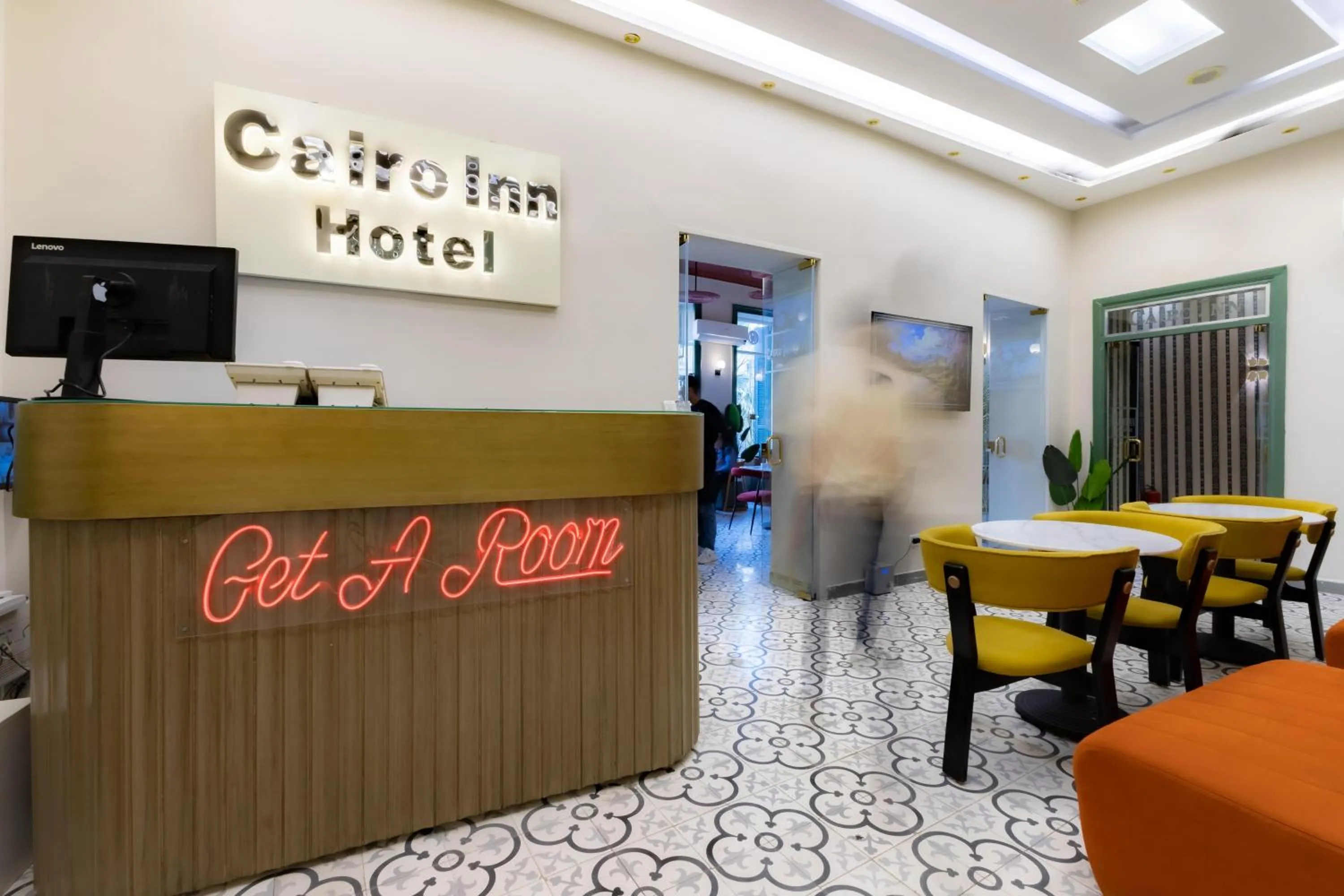 Lobby or reception in Cairo Inn