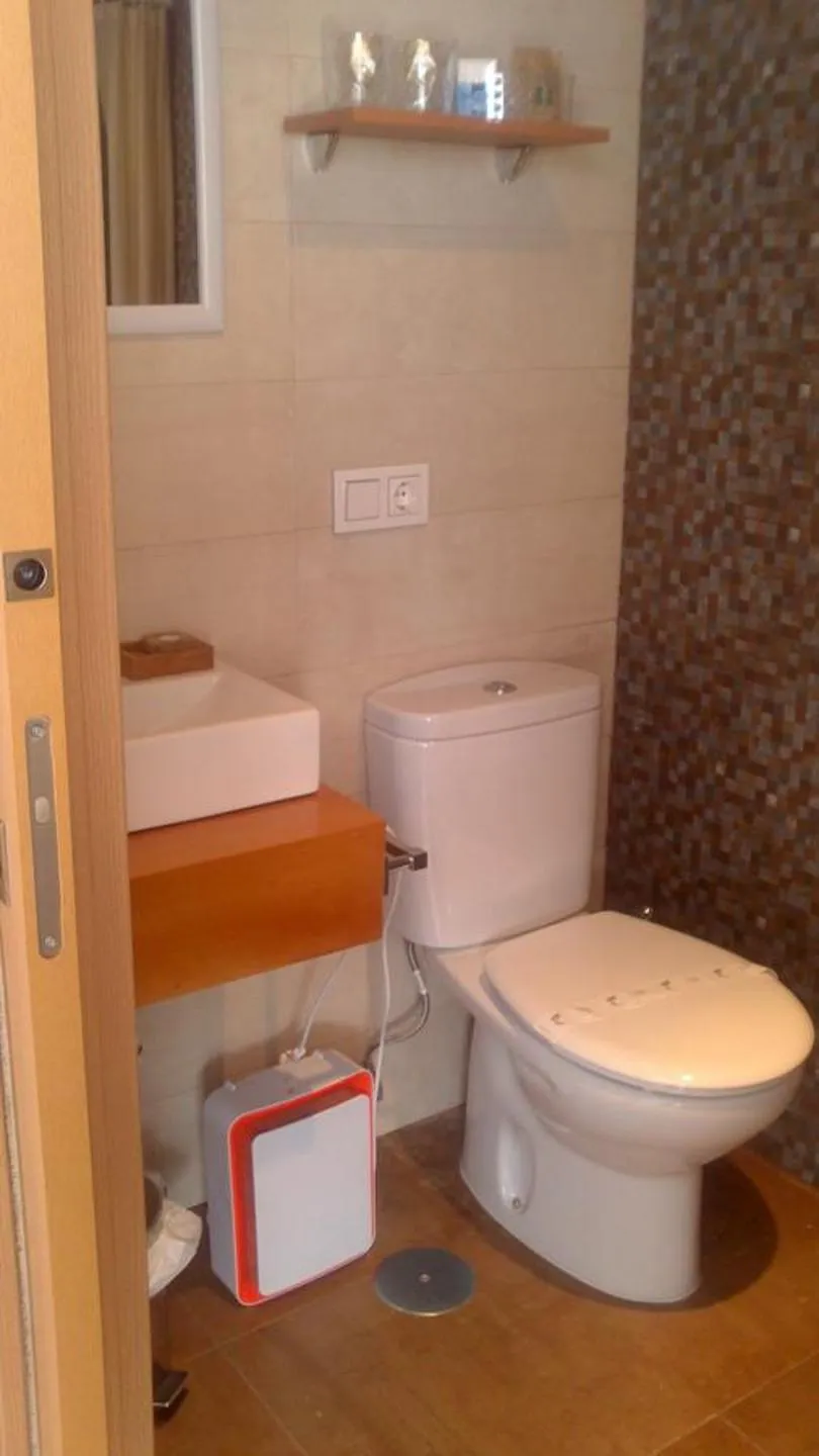 Bathroom in Apartamentos Turísticos La Garza