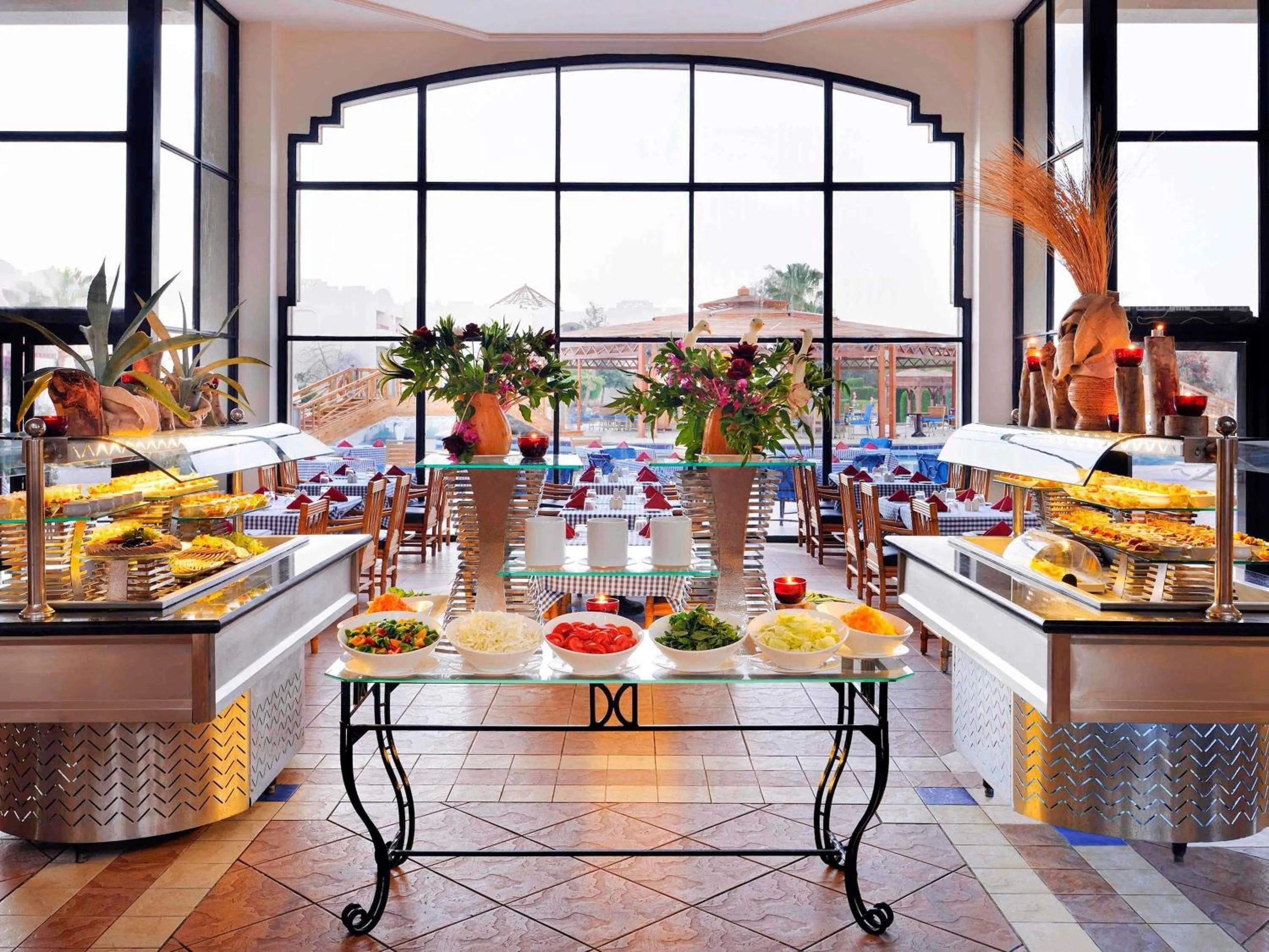 Property building in Naama Bay Promenade Beach Resort Managed By Accor