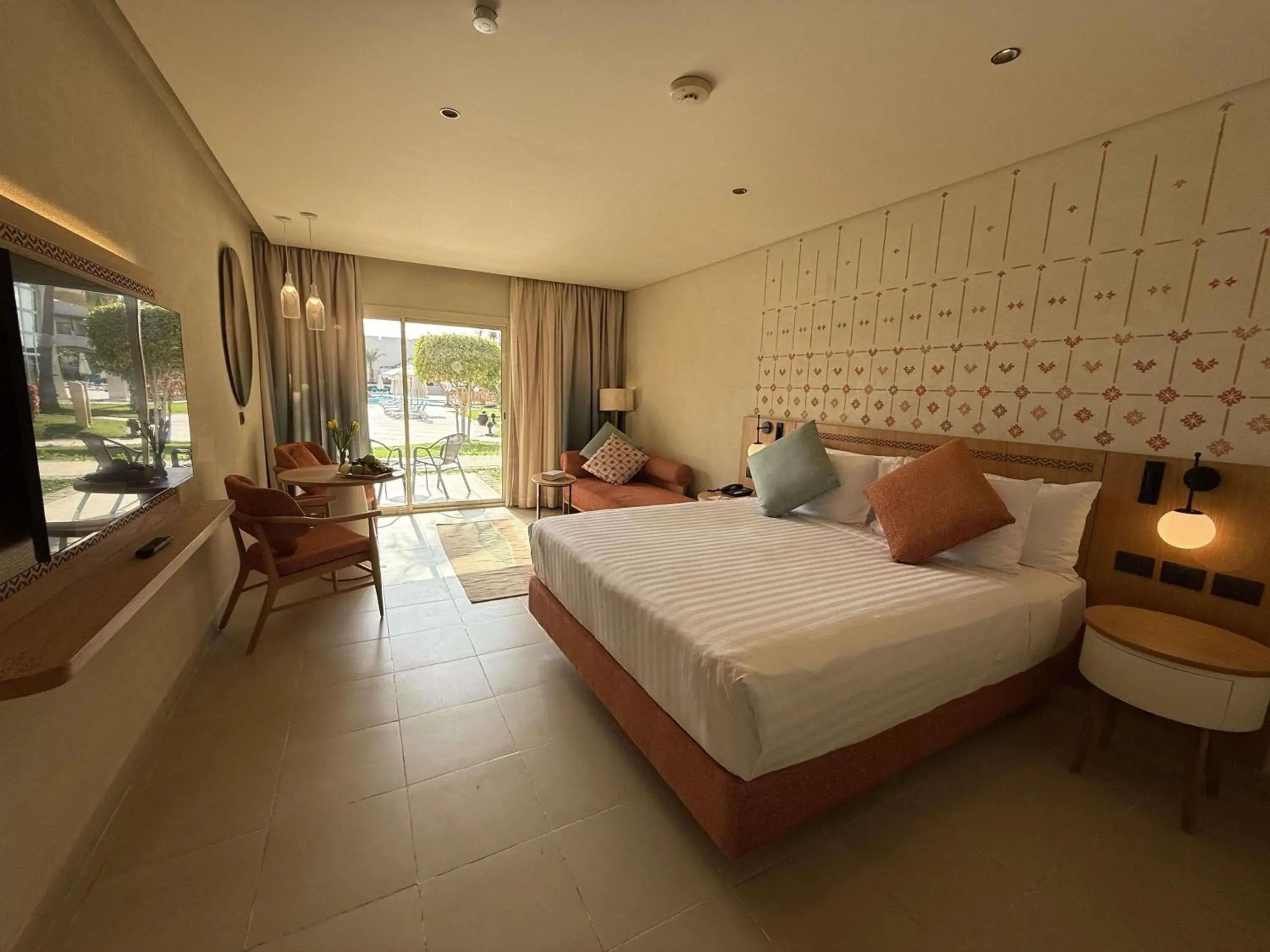 Bedroom, Bed in Naama Bay Promenade Beach Resort Managed By Accor Bedroom, Bed in Naama Bay Promenade Beach Resort Managed By Accor