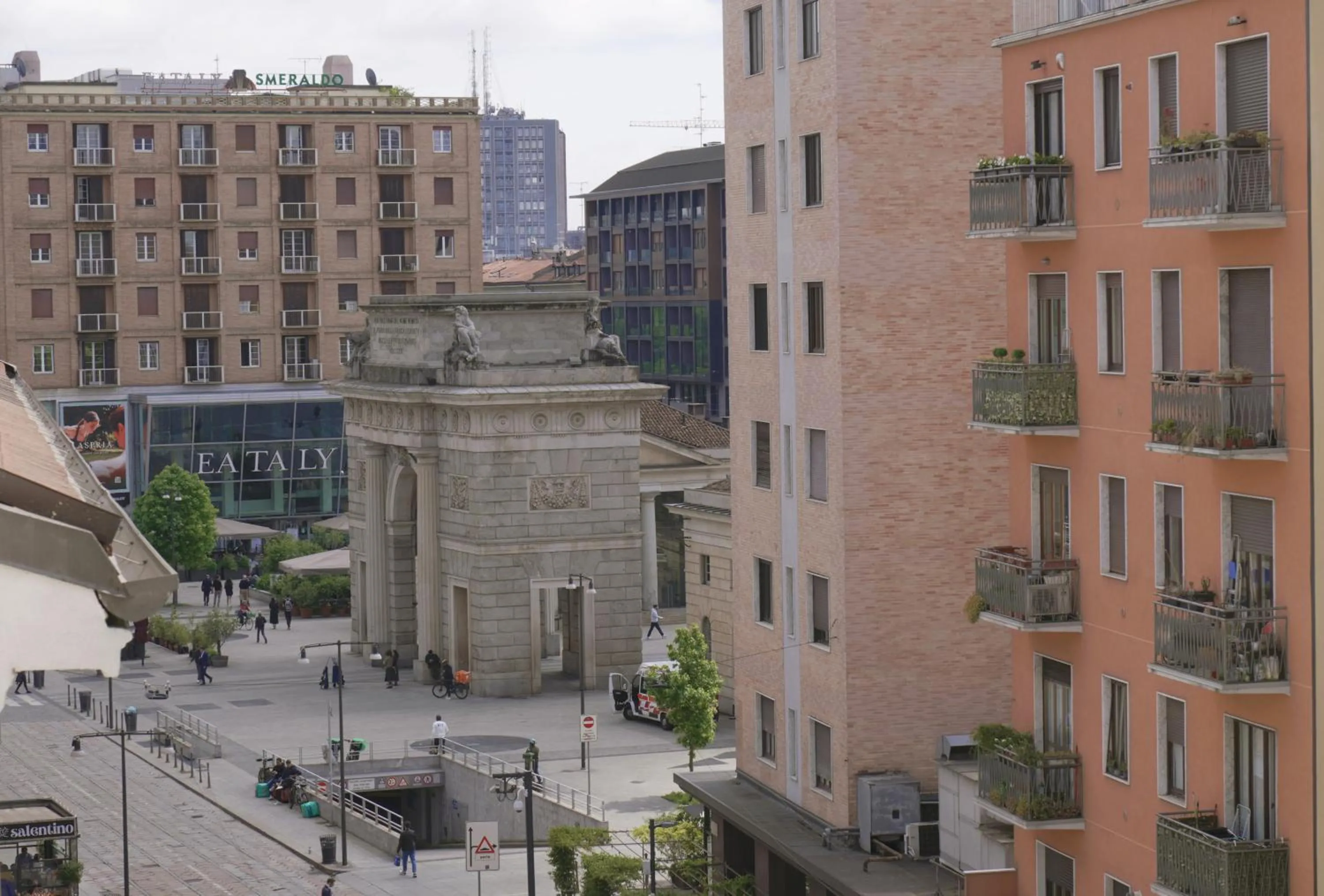 City view in Porta Garibaldi