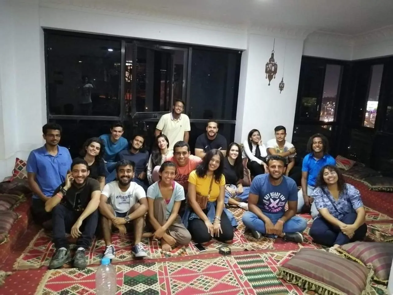 group of guests in Arabesque Hotel