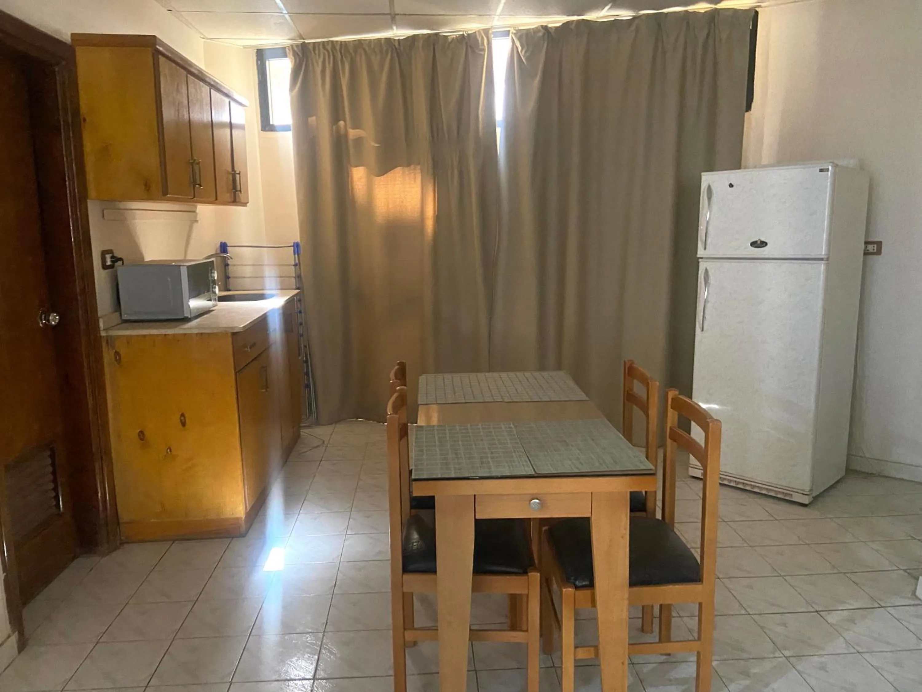 Kitchen or kitchenette in Gaddis Hotel, Suites and Apartments