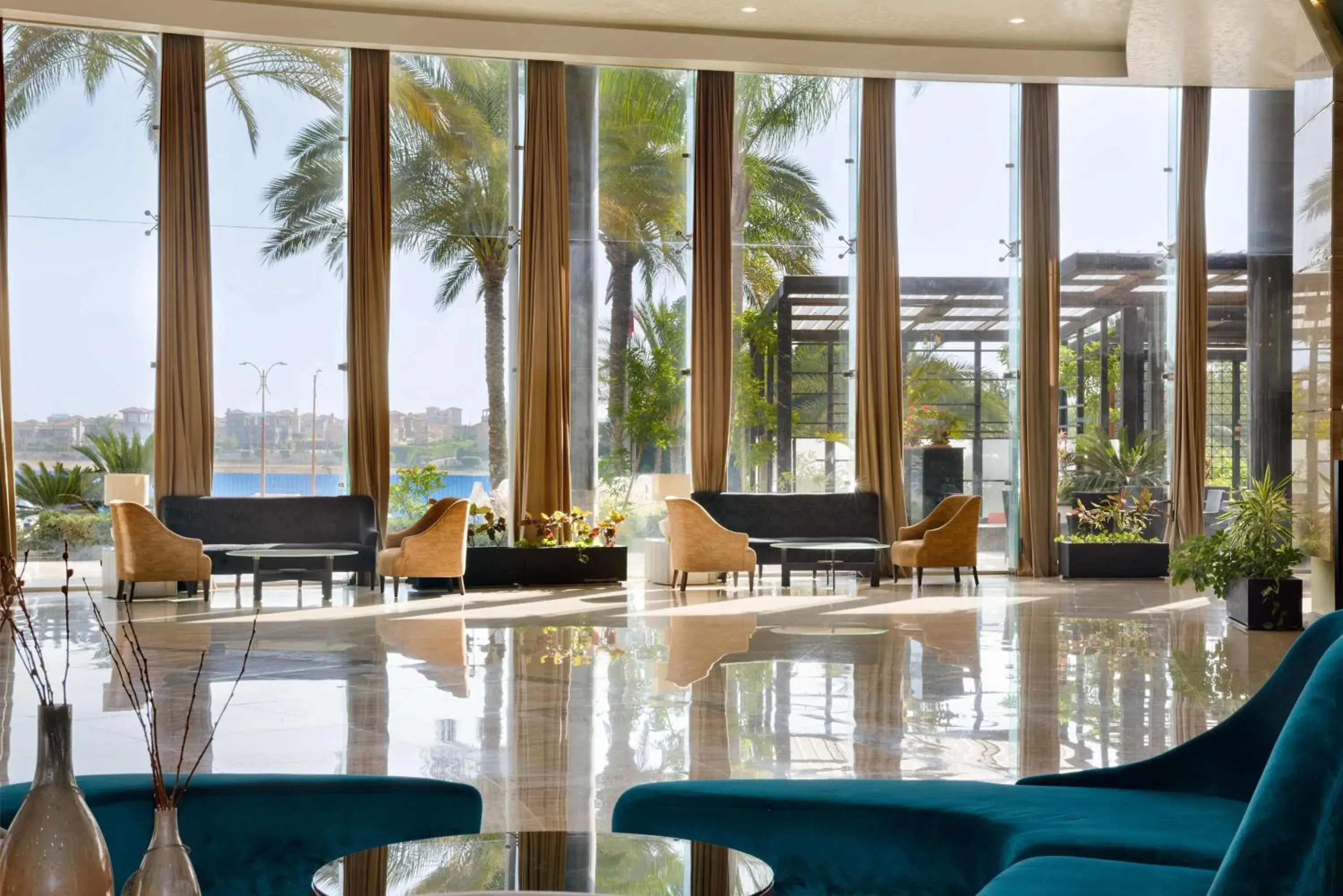 Lobby or reception in Radisson Blu Hotel & Convention Center, Alexandria Lobby or reception in Radisson Blu Hotel & Convention Center, Alexandria