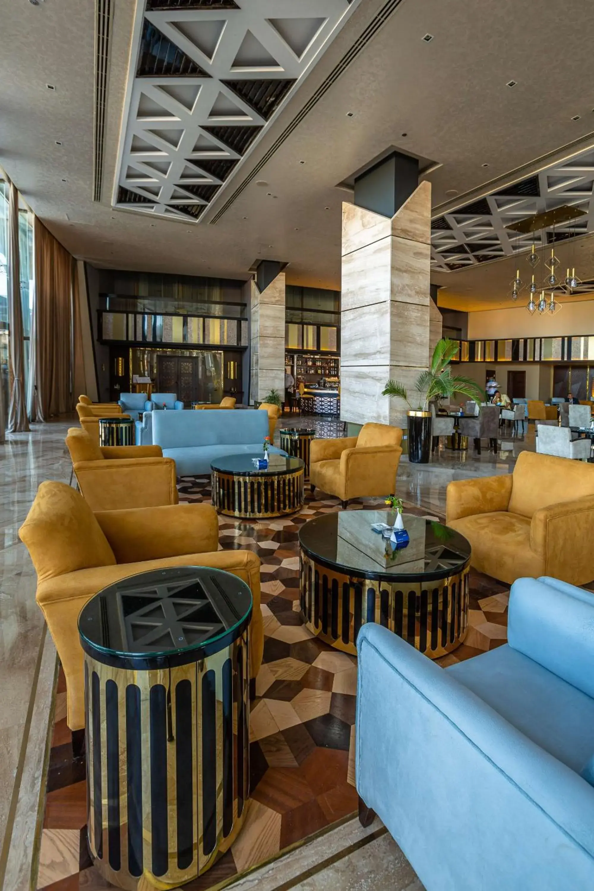 Lounge or bar in Radisson Blu Hotel & Convention Center, Alexandria Lounge or bar in Radisson Blu Hotel & Convention Center, Alexandria