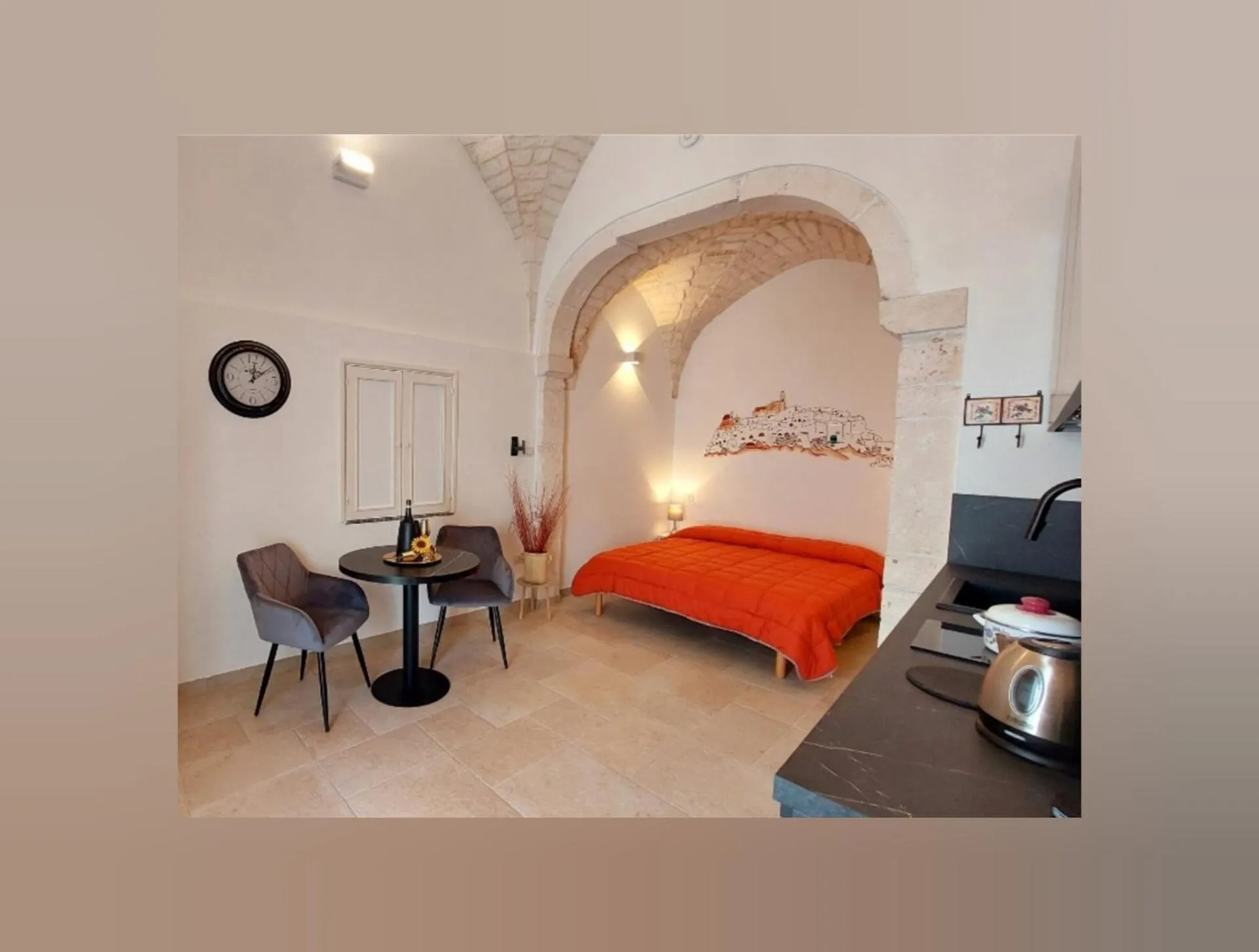 Living room, Bed in Aurasia Al Borgo Antico