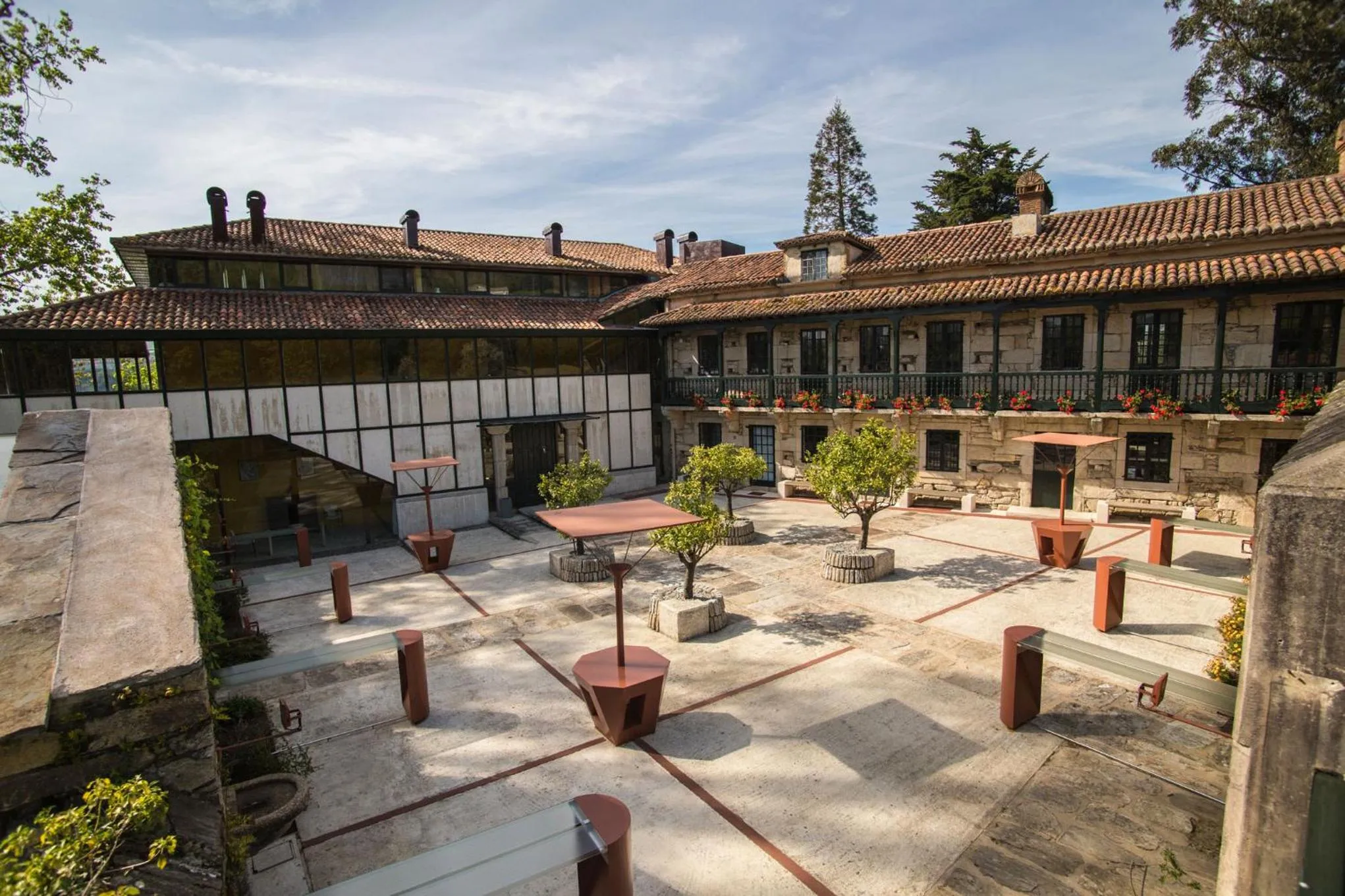 Patio in Pazo da Merced