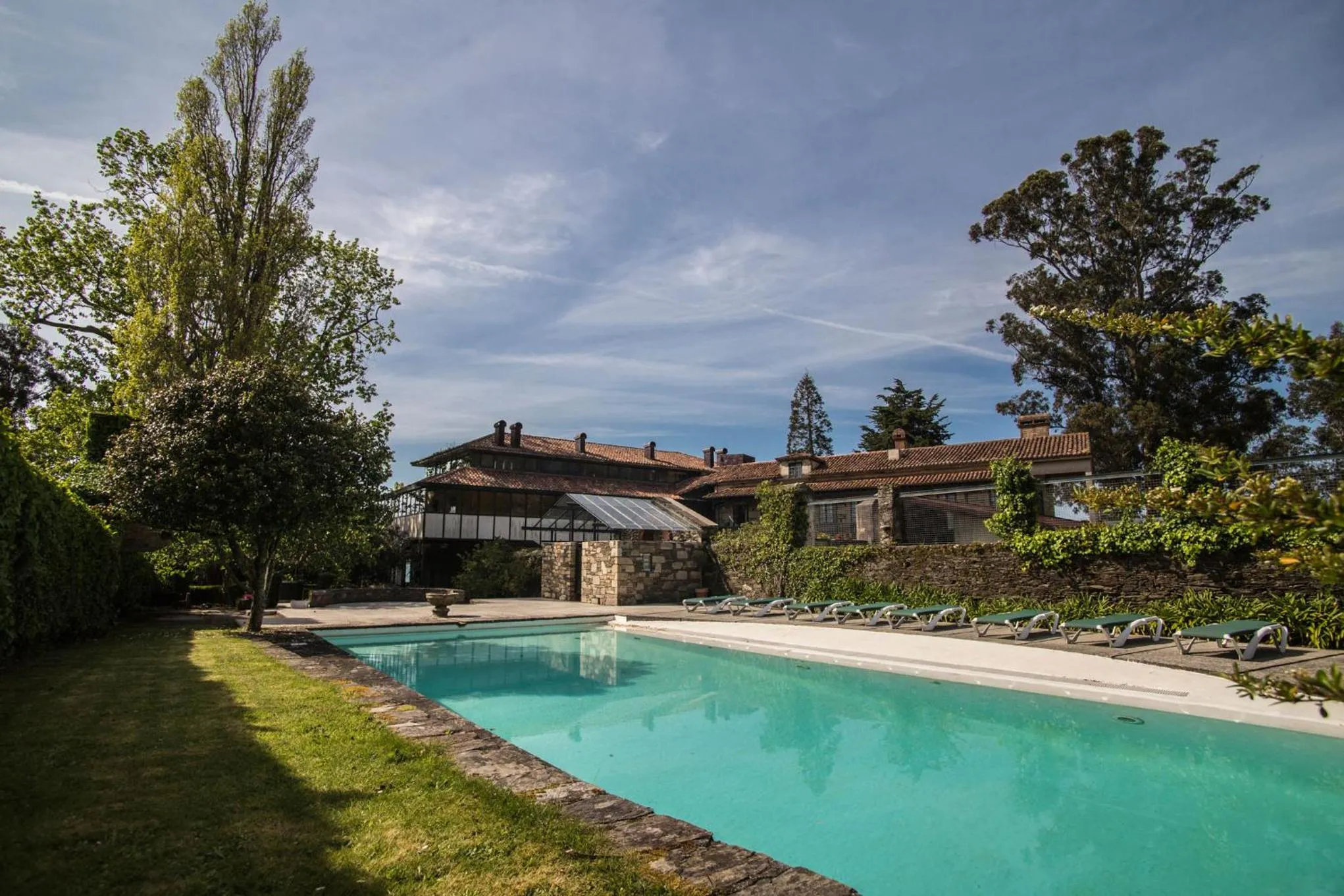 Swimming pool in Pazo da Merced