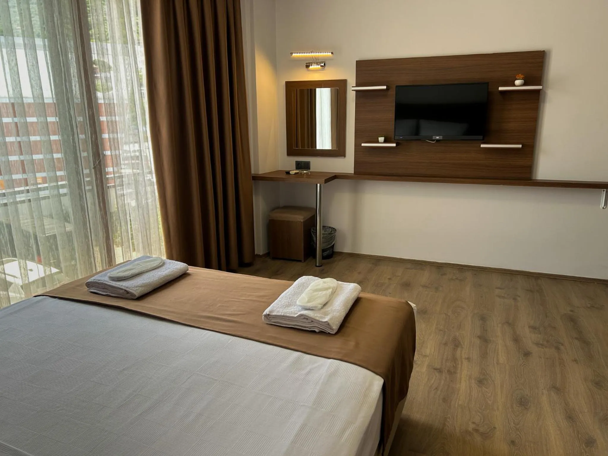 Bed in Gulluk Life Hotel