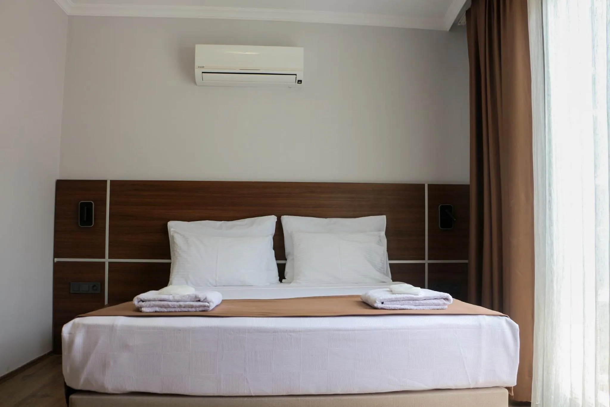 Bed in Gulluk Life Hotel