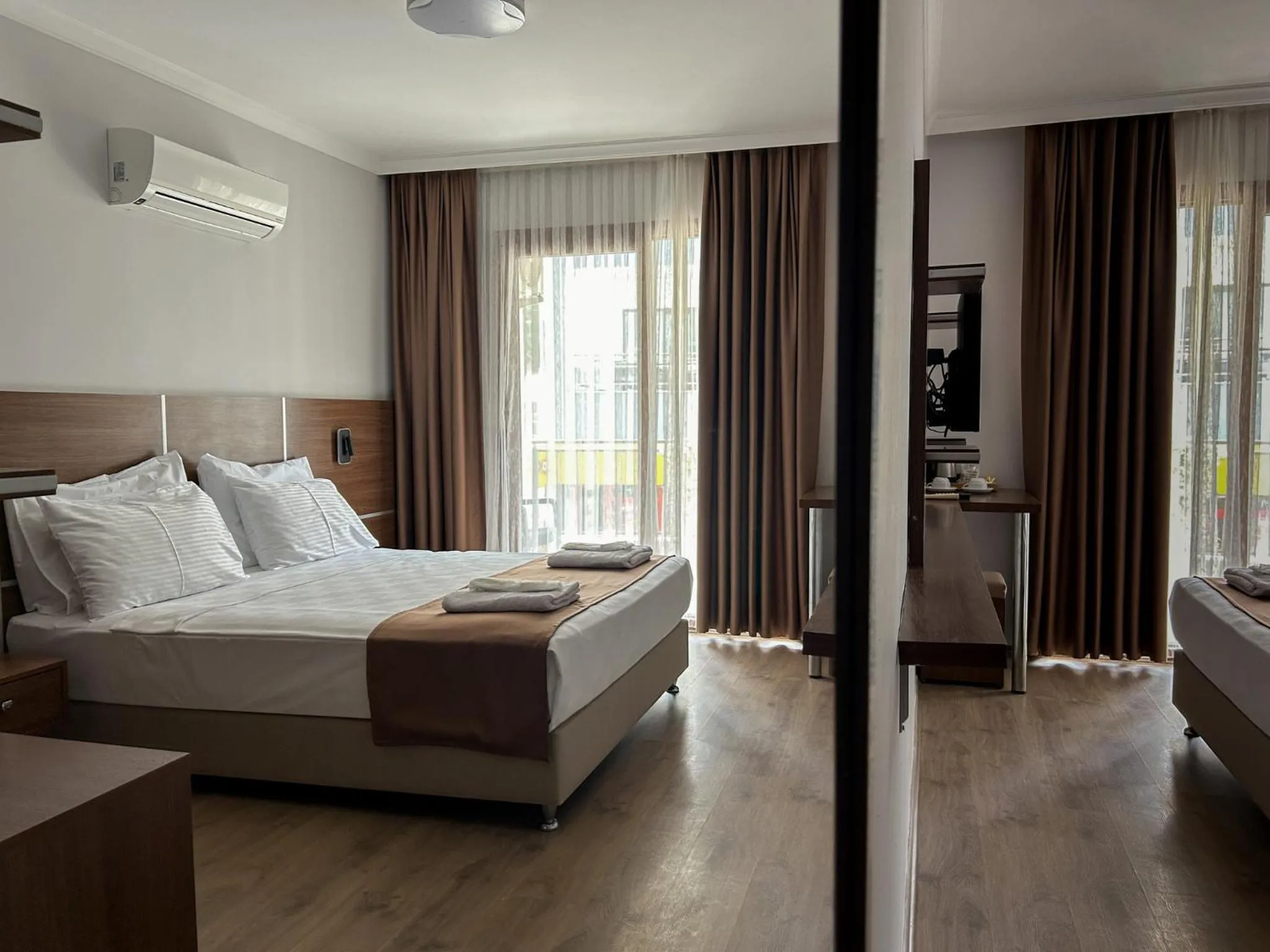 Bed in Gulluk Life Hotel