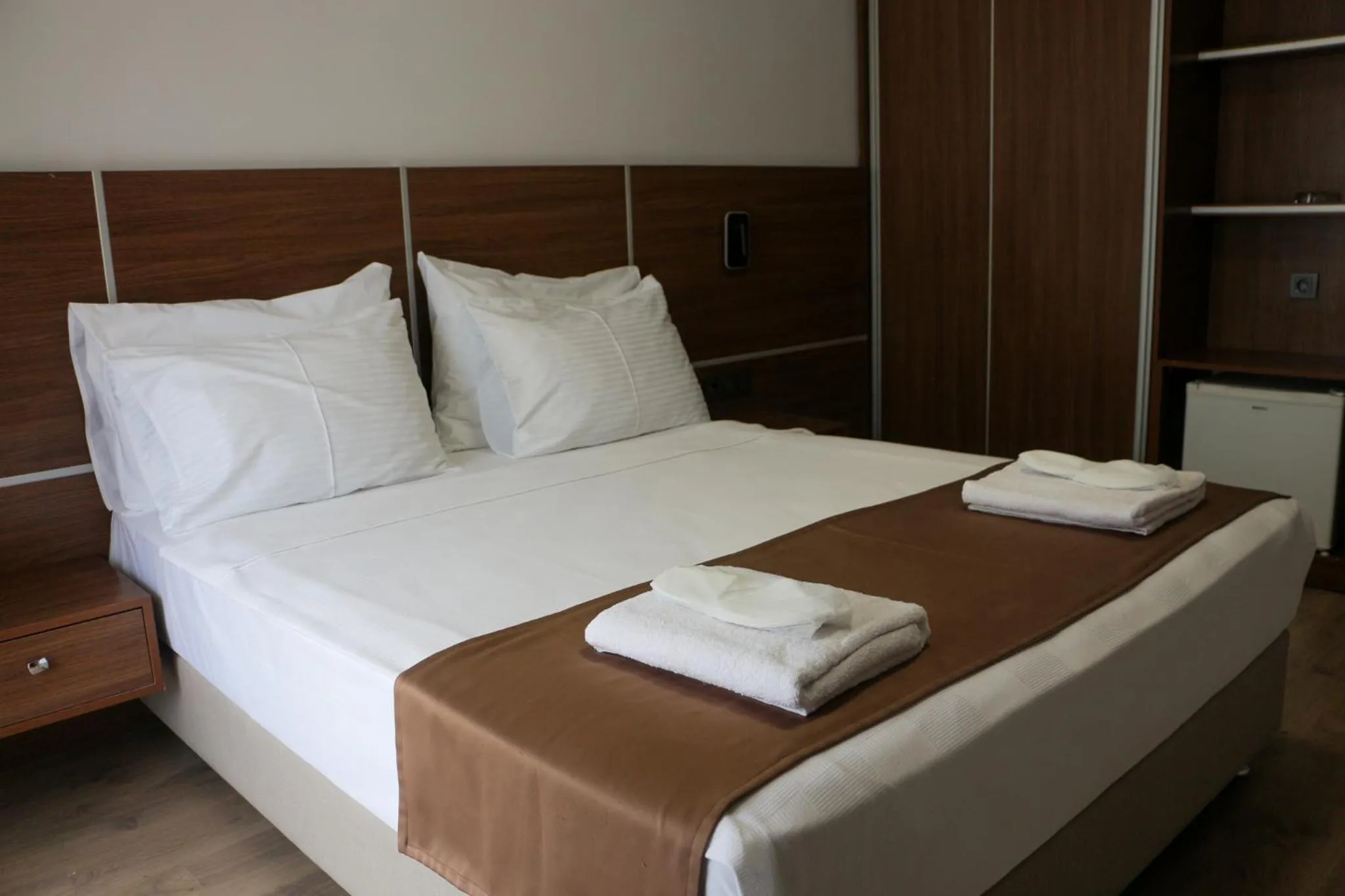 Bed in Gulluk Life Hotel