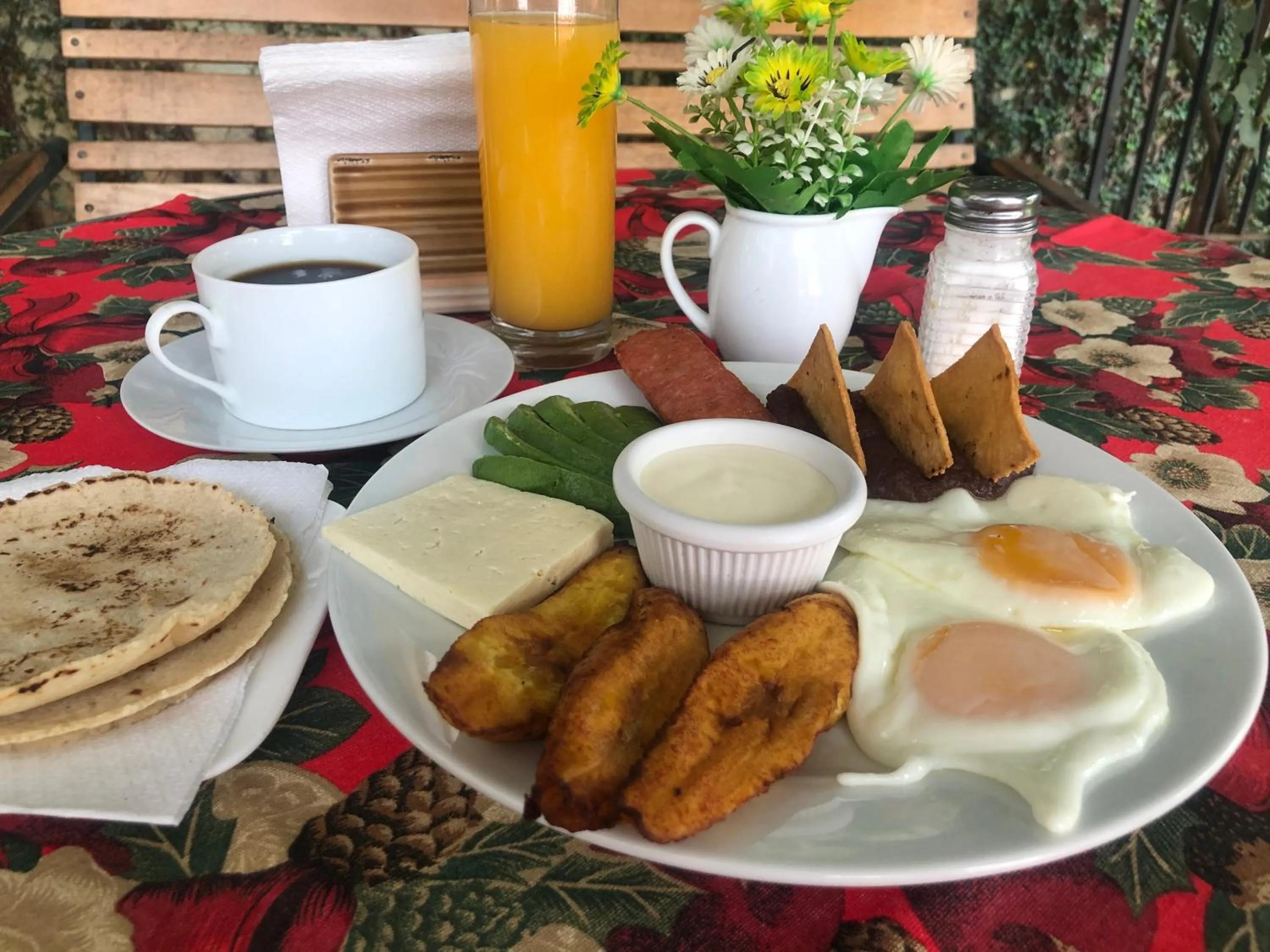 Food and drinks in Hotel Plaza Maria