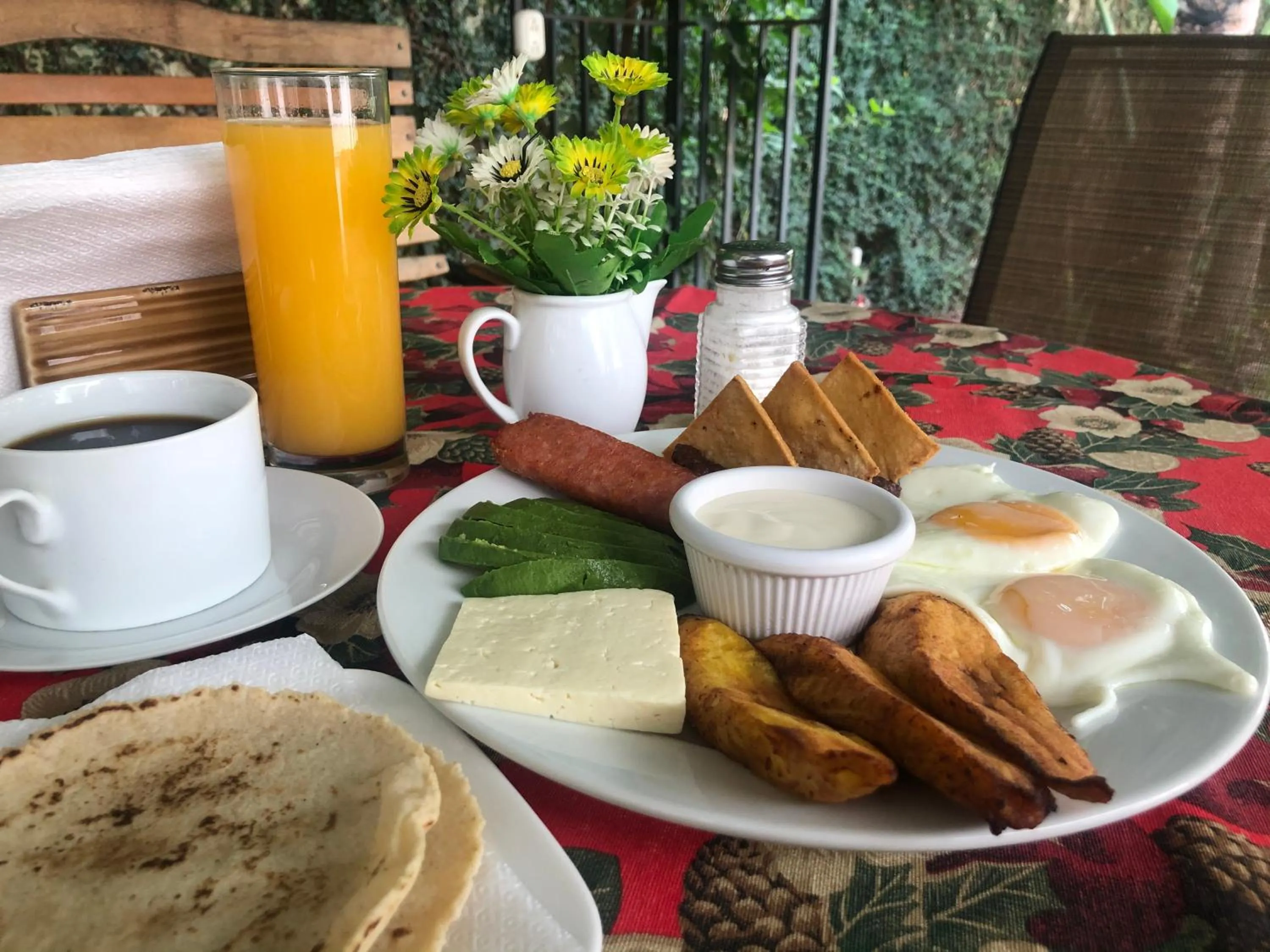 Food and drinks in Hotel Plaza Maria