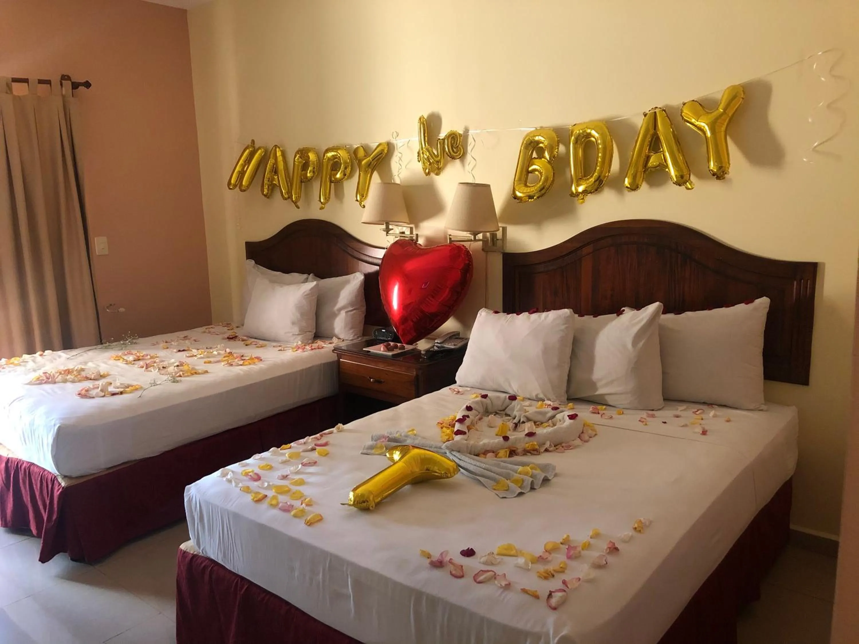 Bed in Hotel Plaza Maria