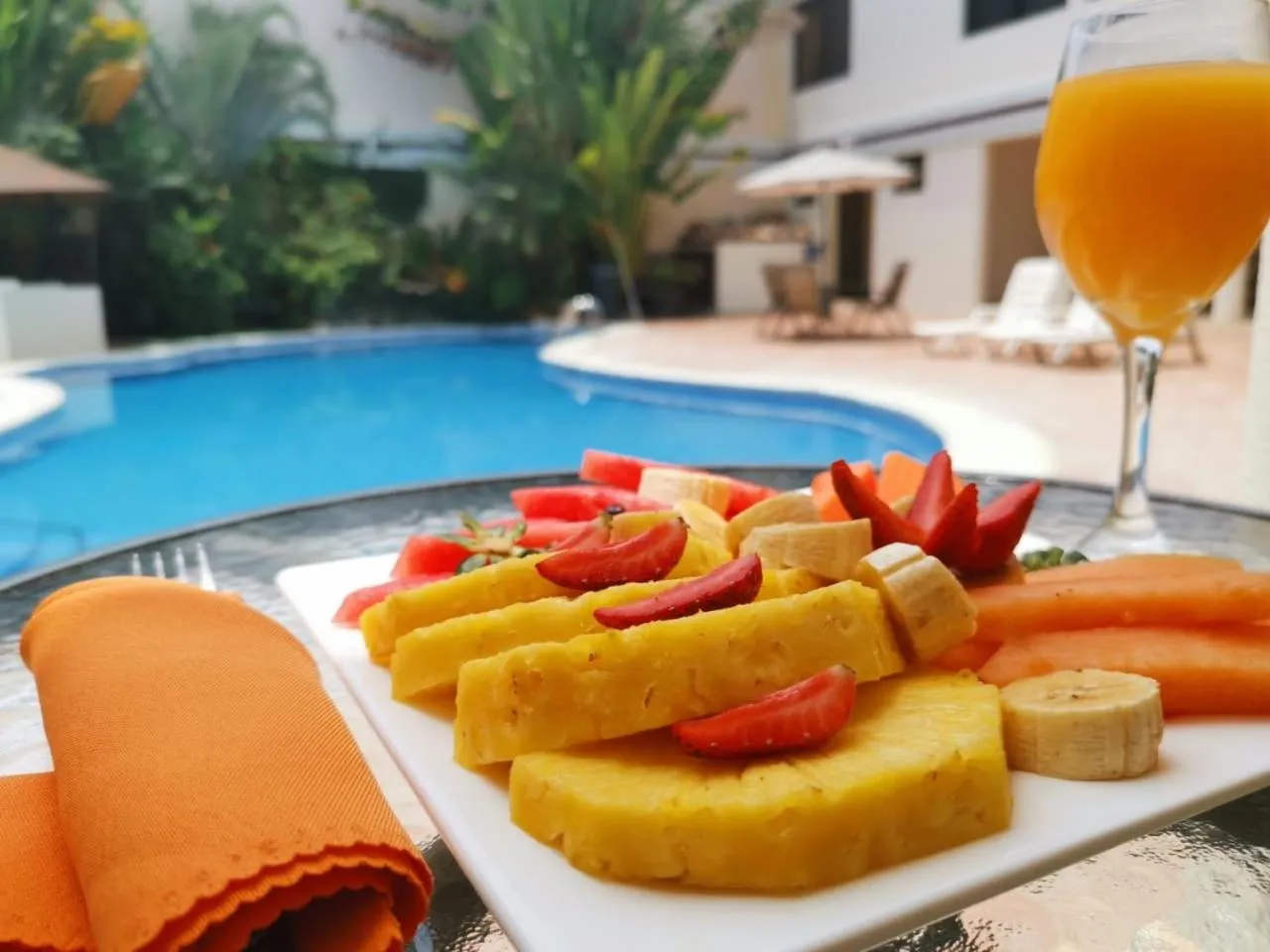 Food and drinks in Hotel Plaza Maria