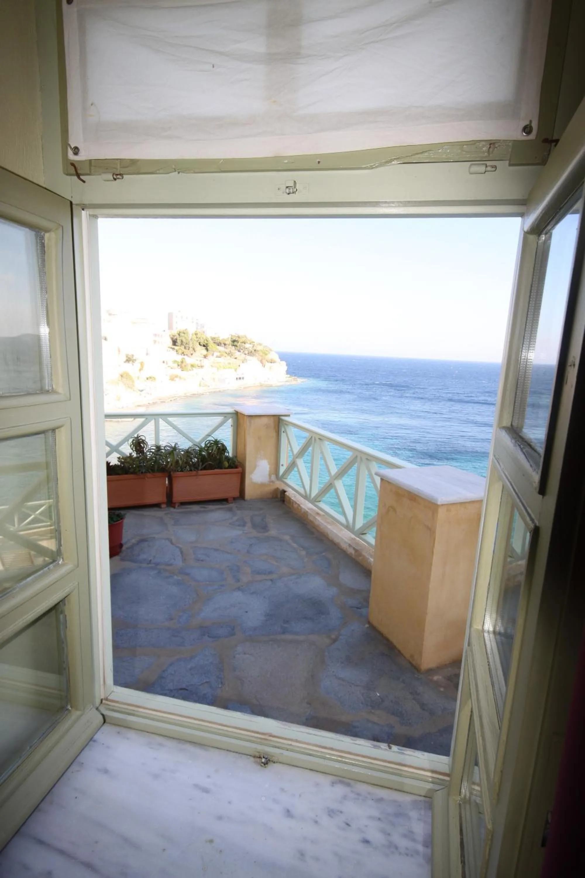 Bedroom in Apollonos Seafront Apartment