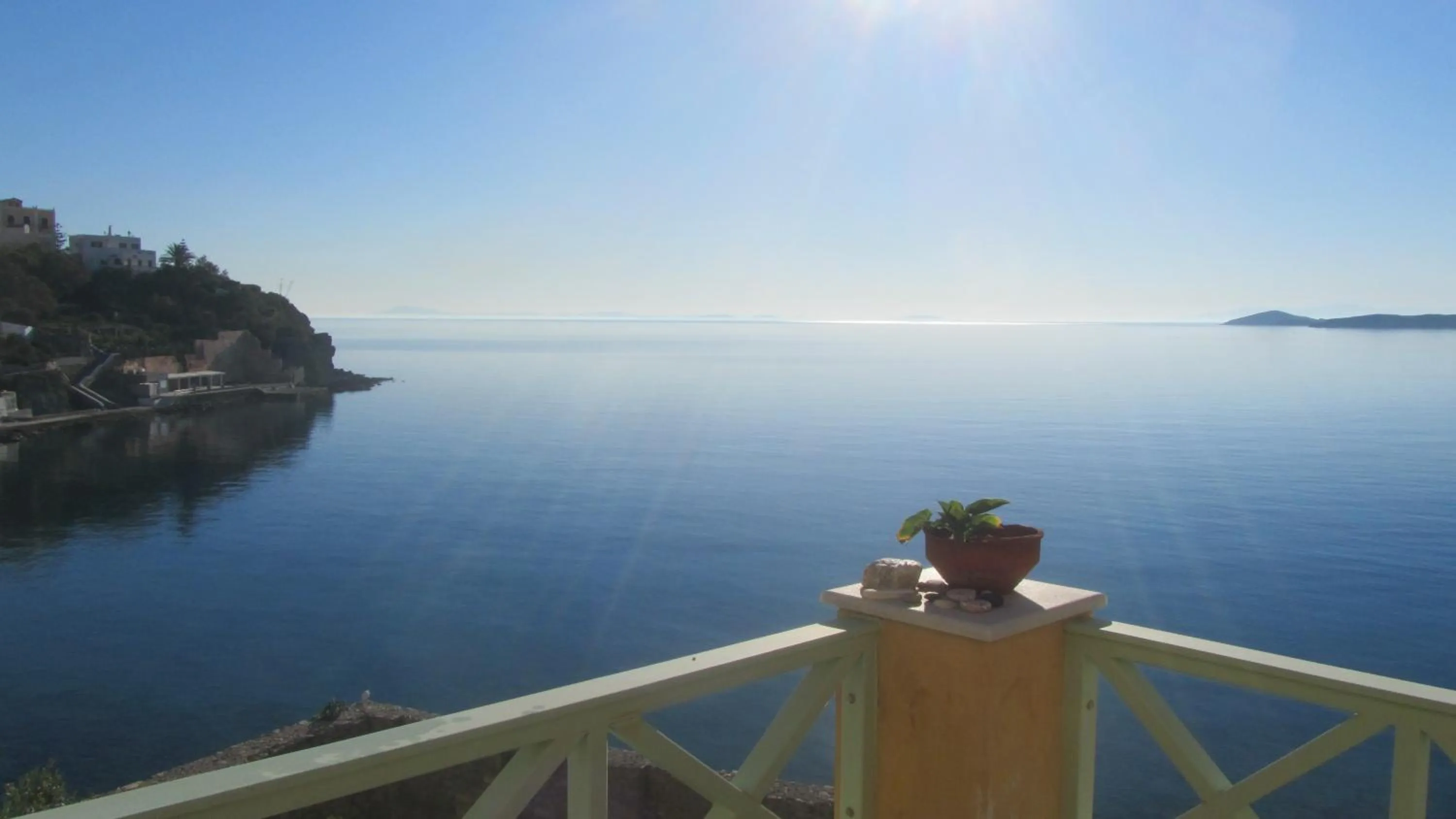 Balcony/Terrace in Apollonos Seafront Apartment