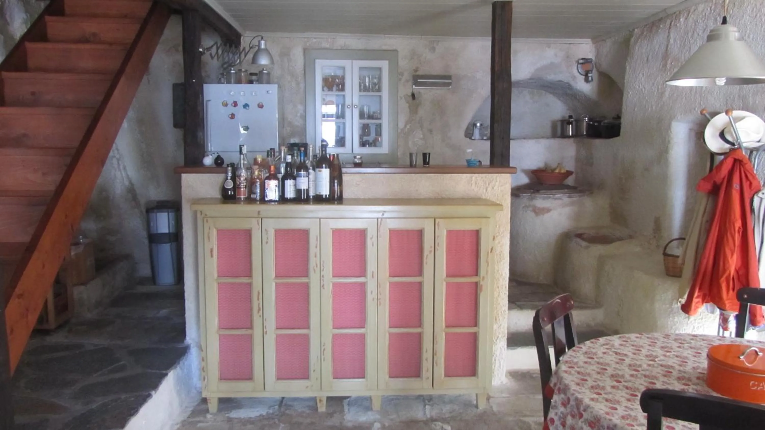 Kitchen or kitchenette in Apollonos Seafront Apartment