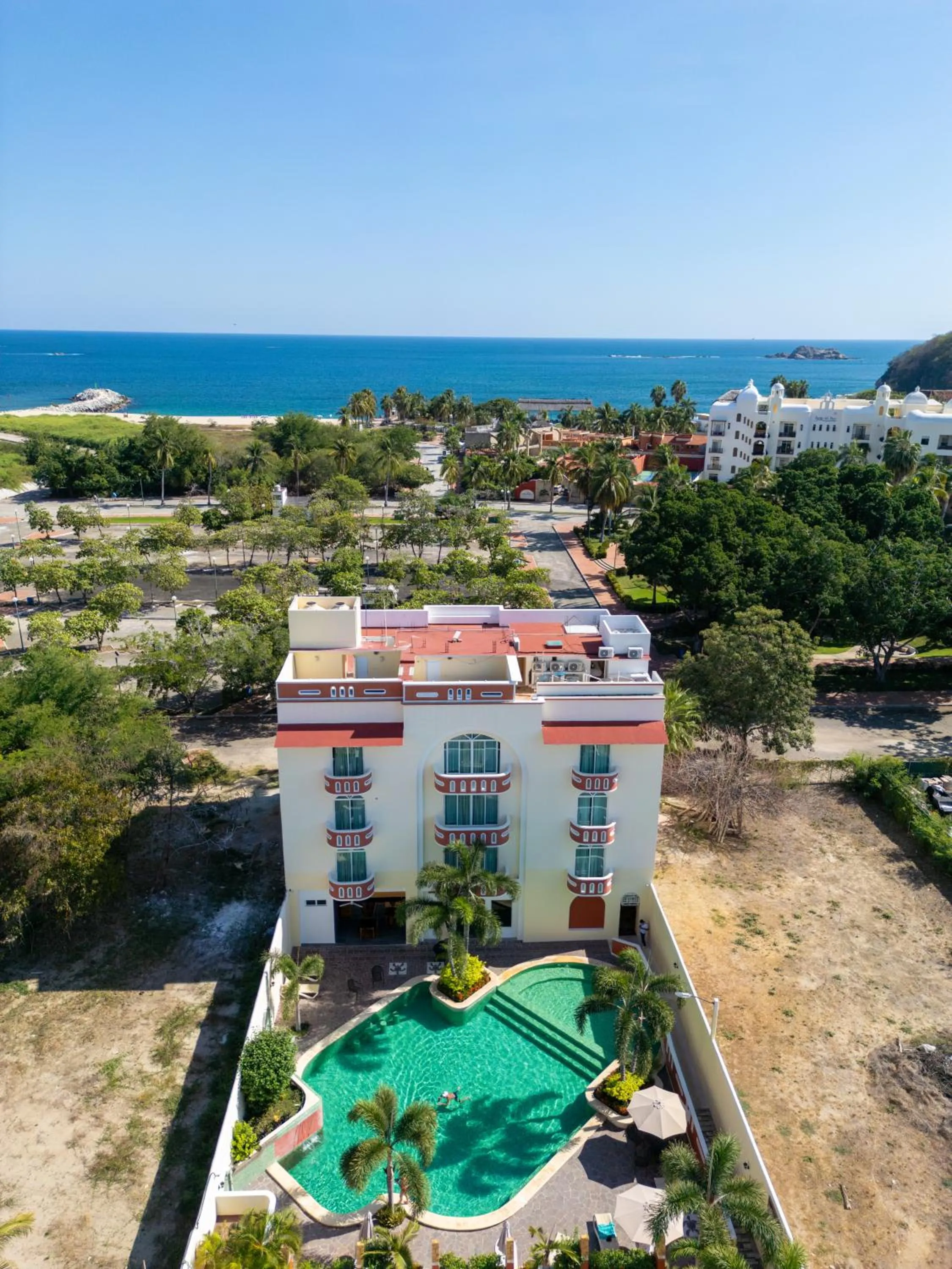 Bird's eye view in Casa Danna Huatulco