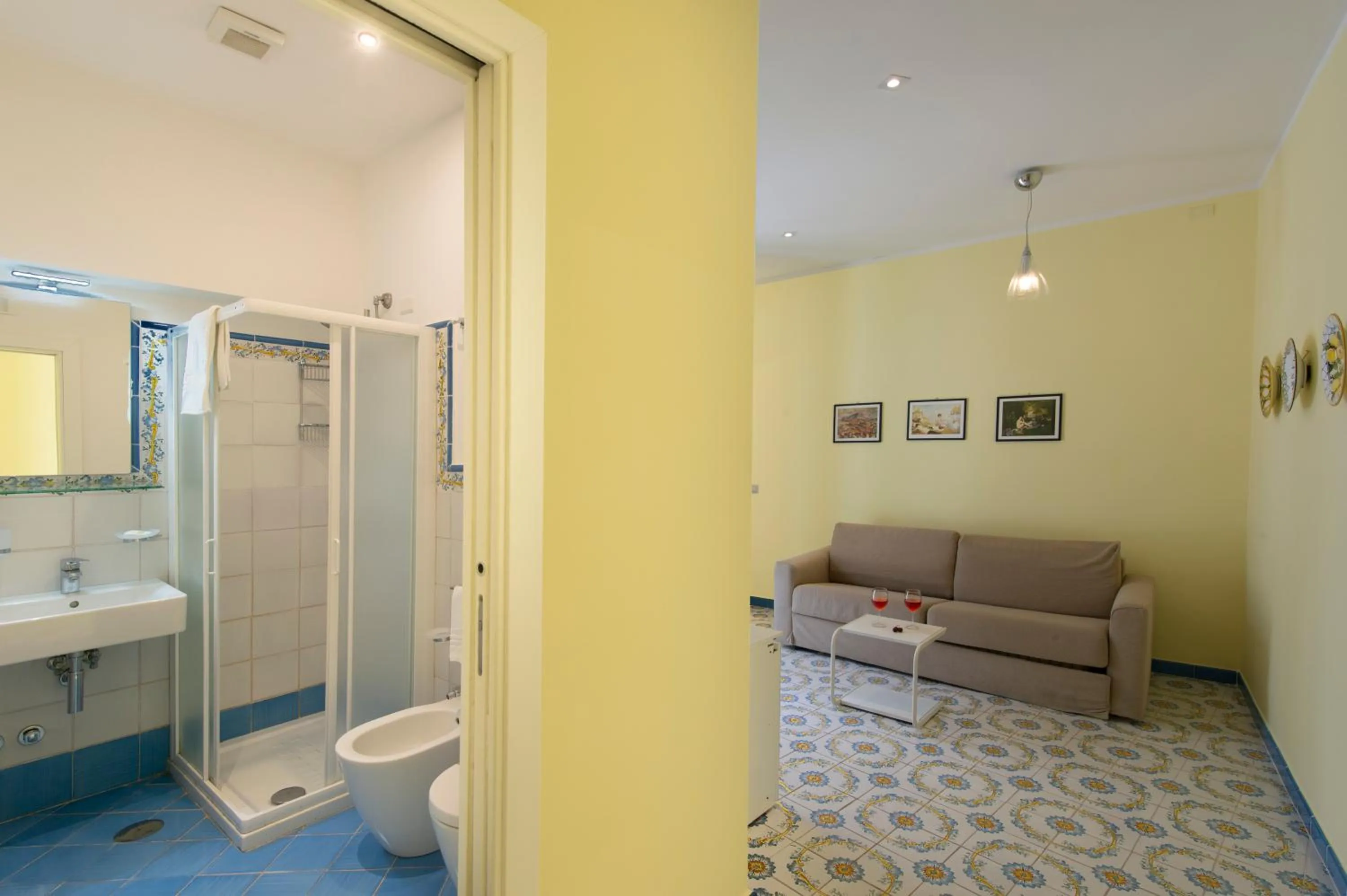 Shower in Ravello House