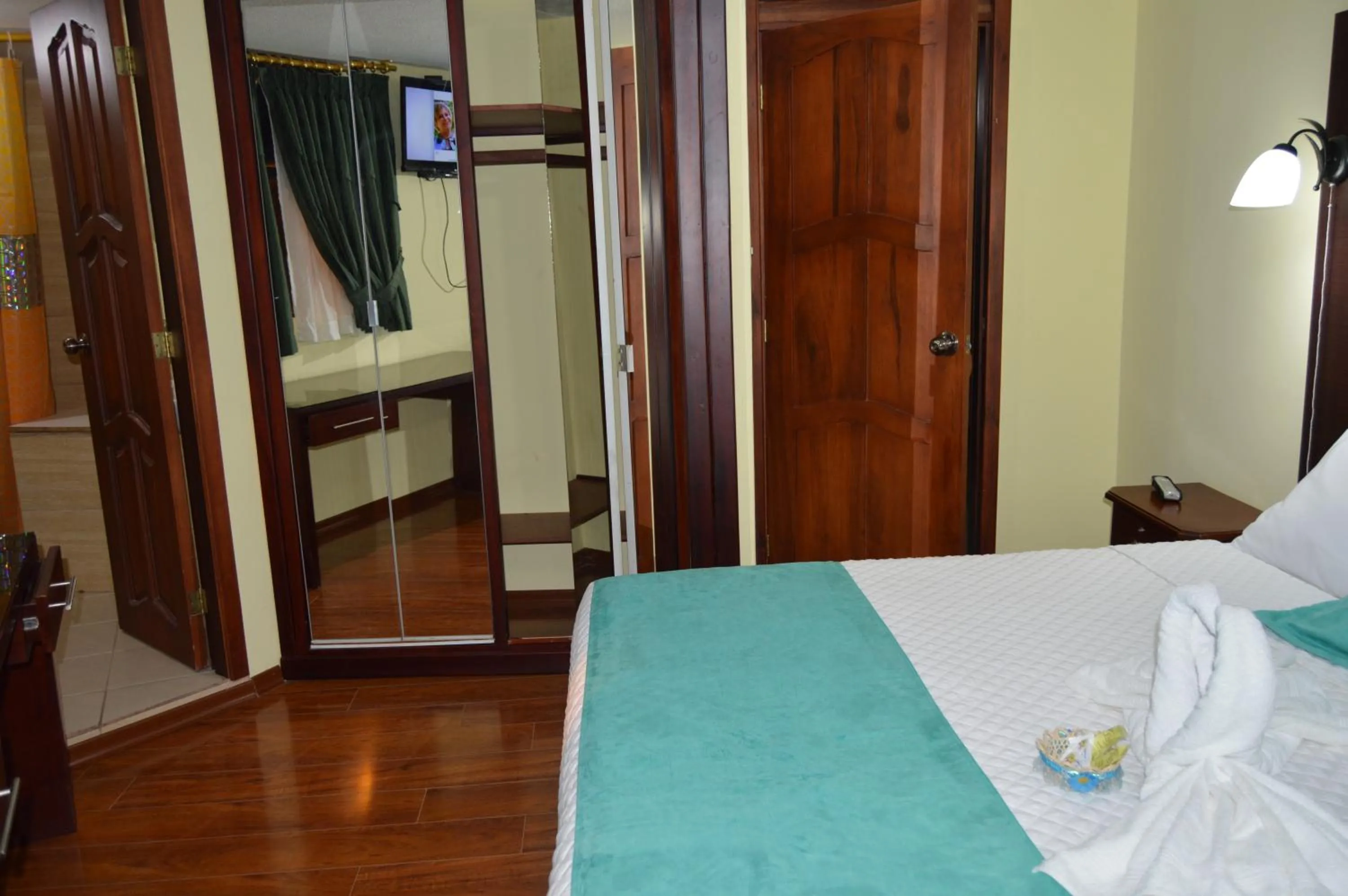 Bed in Balcones del Río Hotel