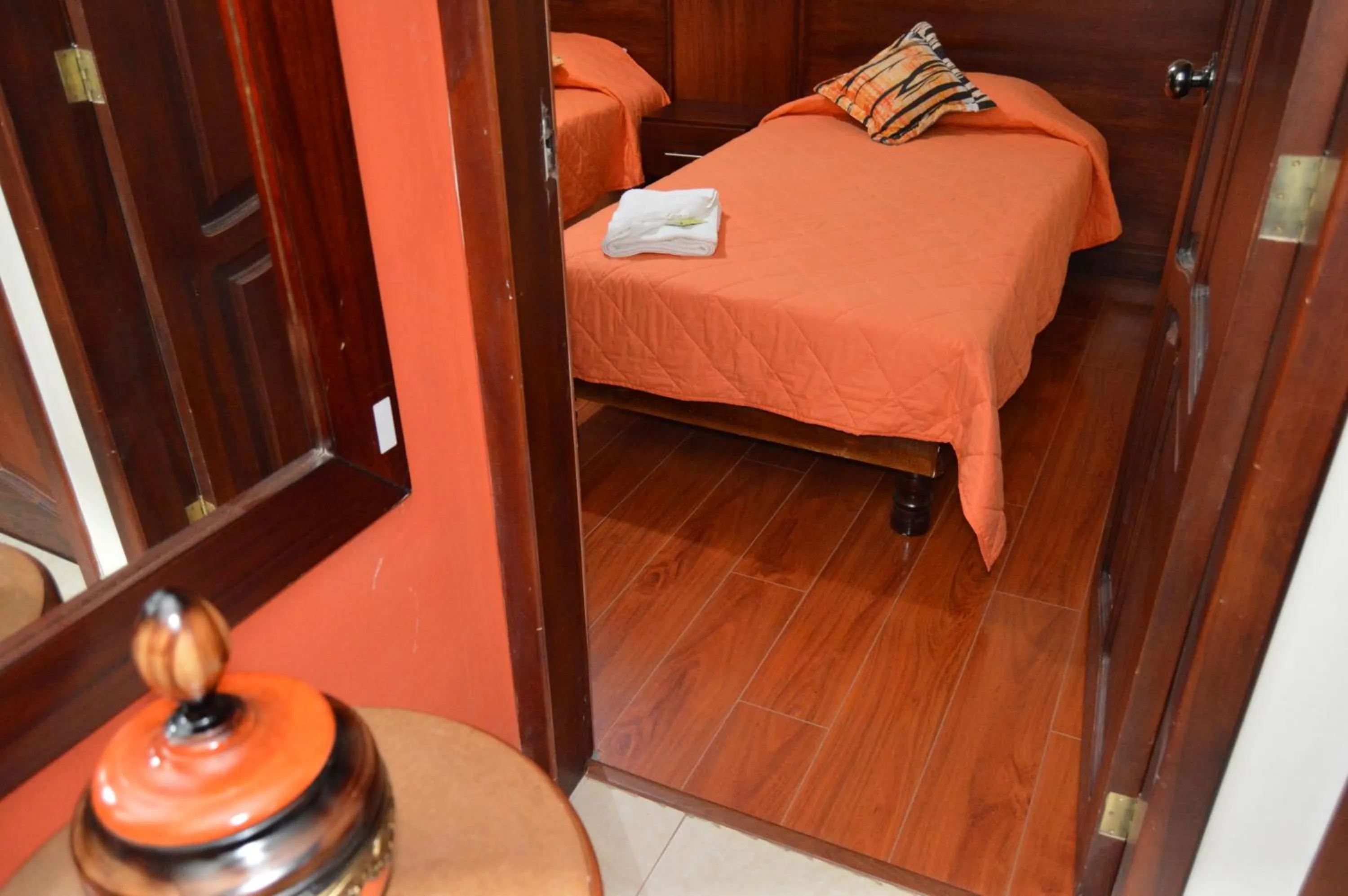 Decorative detail, Bed in Balcones del Río Hotel