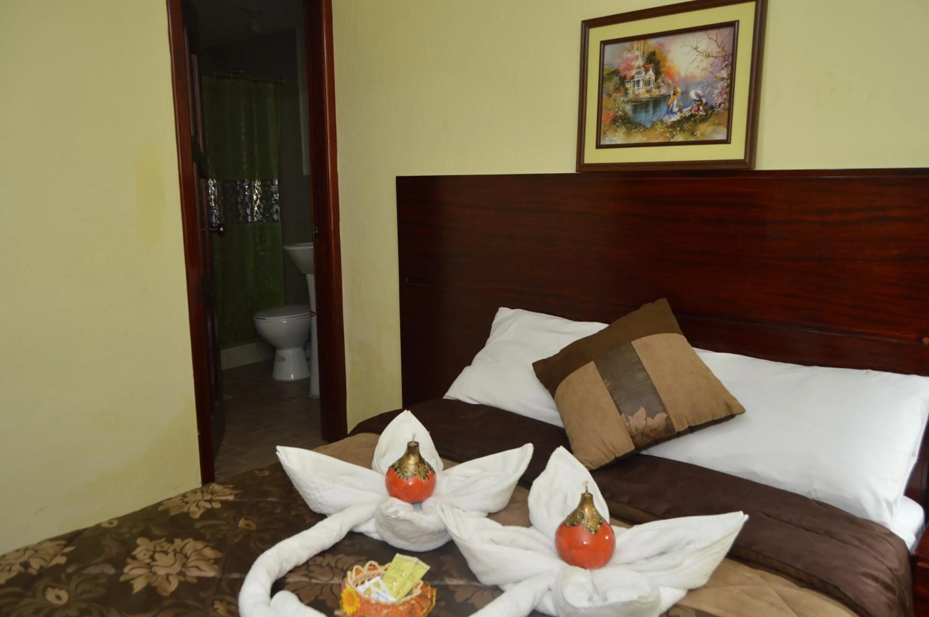 Bed in Balcones del Río Hotel