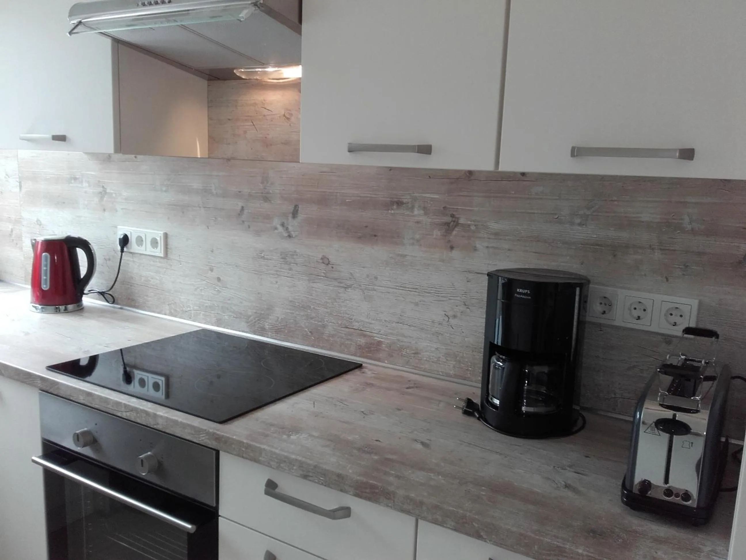Kitchen or kitchenette in Ferienwohnung Kreuder