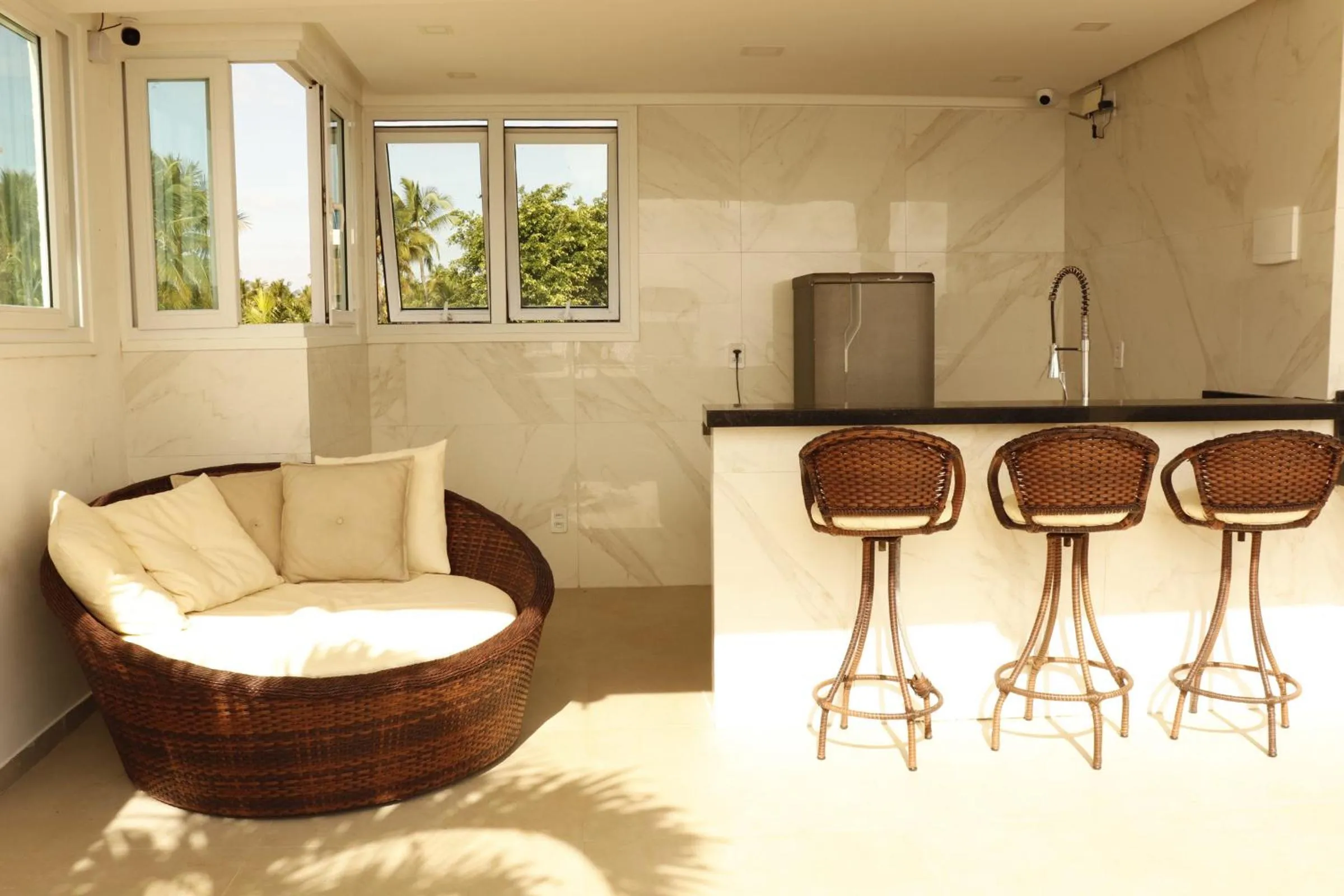 Swimming pool in Pousada Pénareia