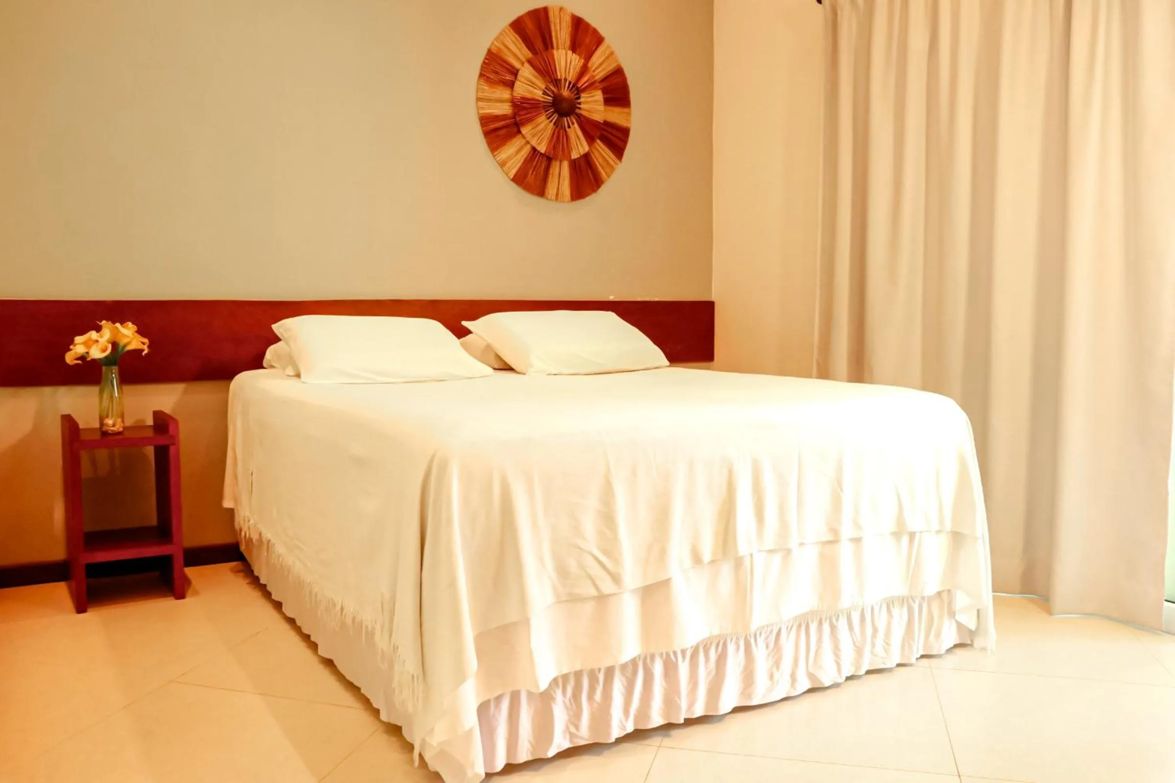 Bed in Pousada Pénareia