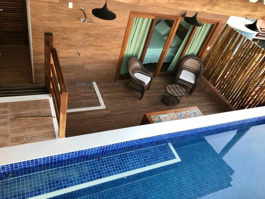 Swimming pool in Pousada Pénareia