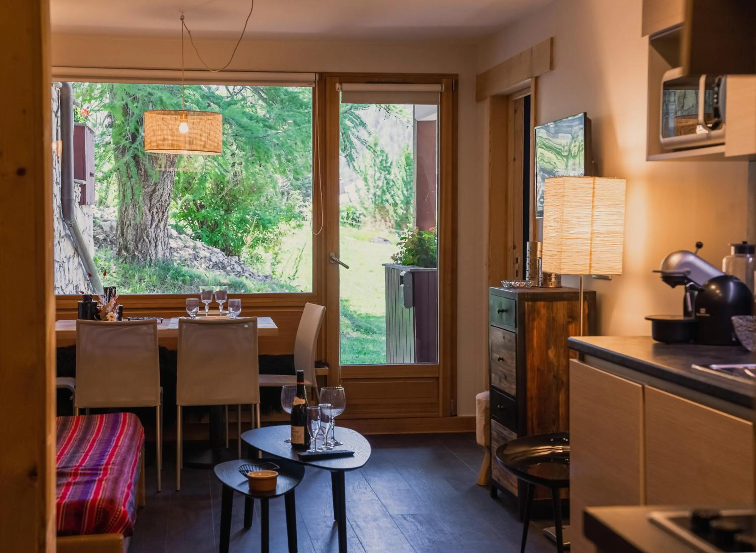 Dining area in Maisons de montagne Le Samovar