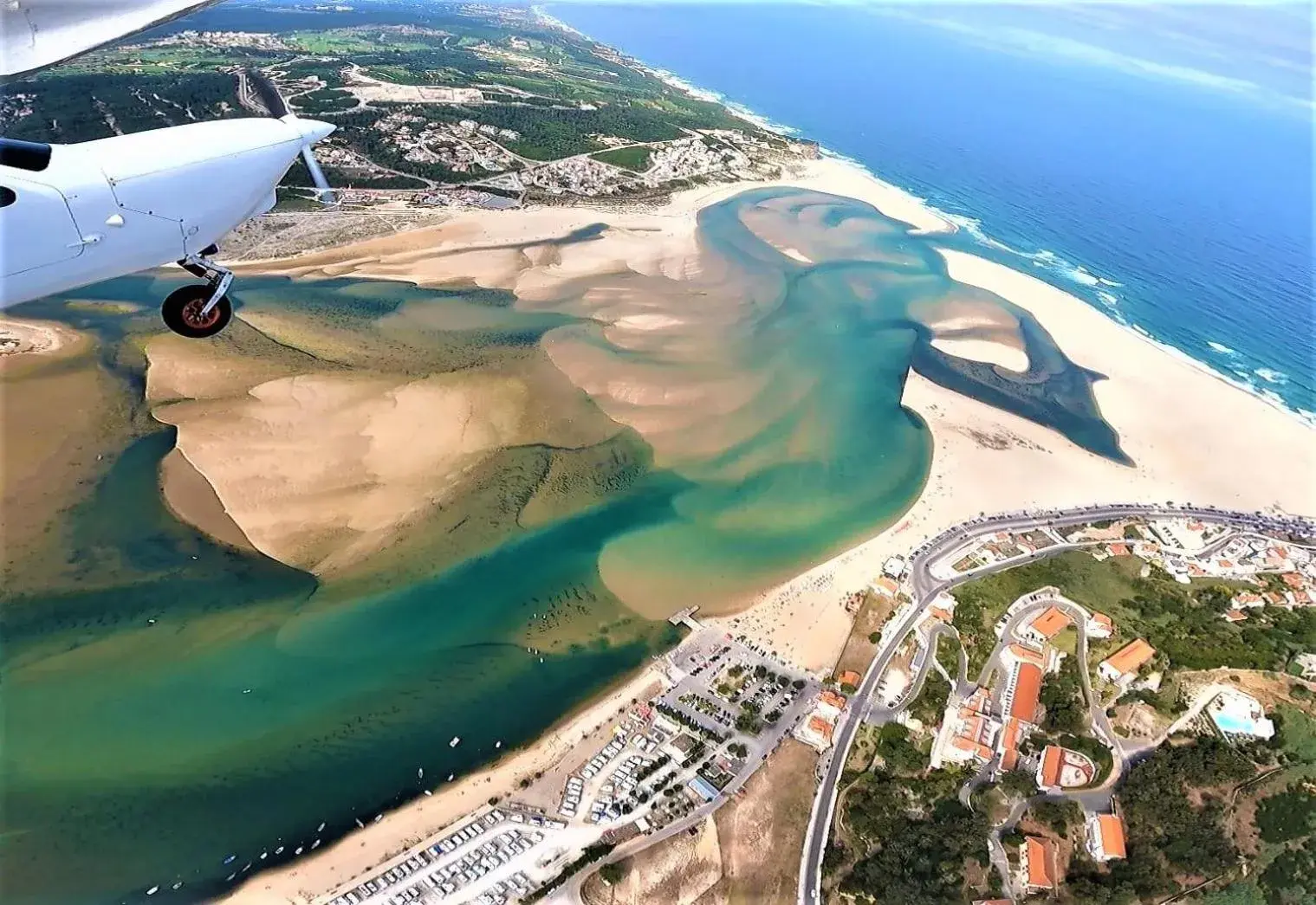 Bird's eye view in INATEL Foz Do Arelho Bird's eye view in INATEL Foz Do Arelho