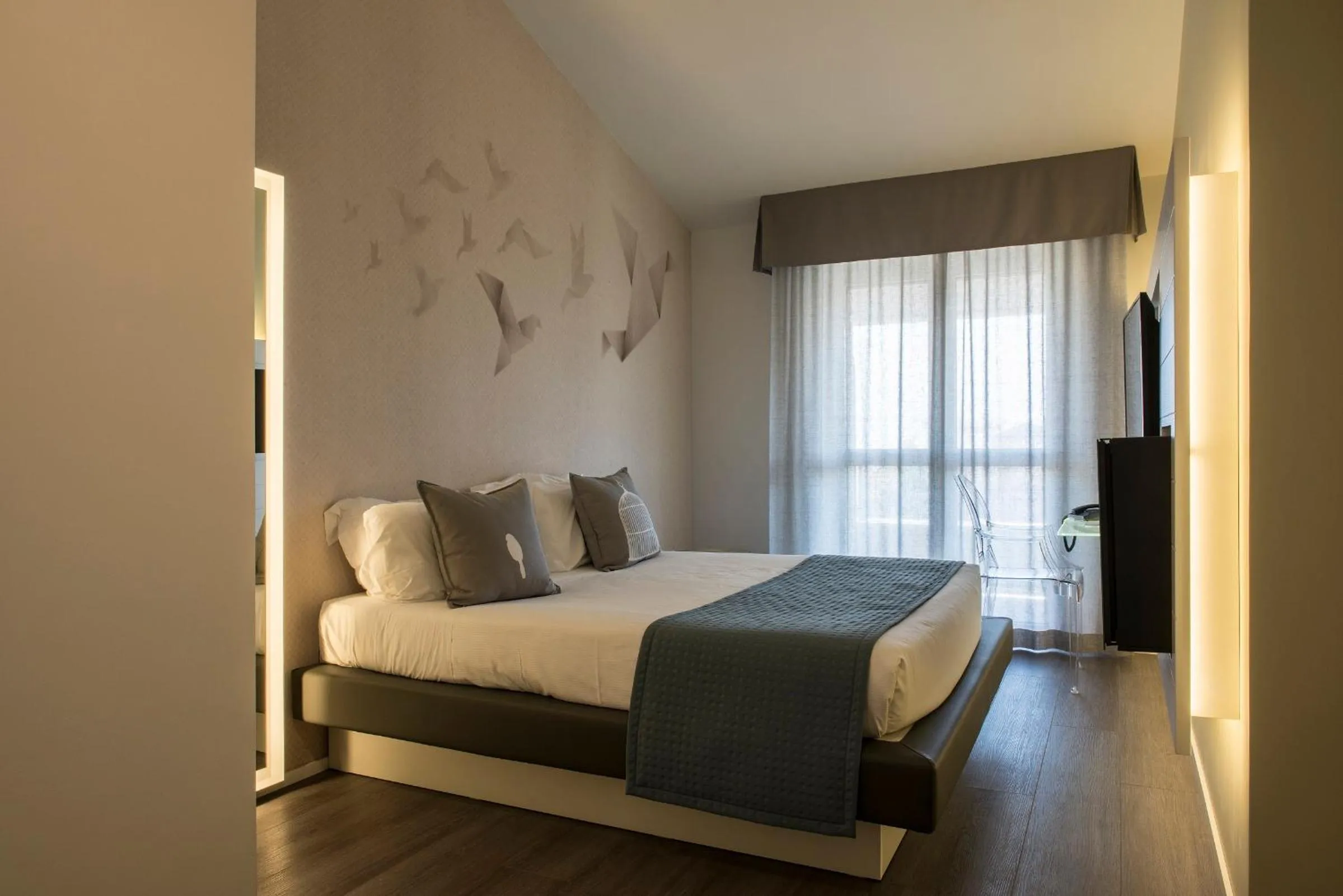 Bedroom, Bed in Ariae Dépendance - Alihotels