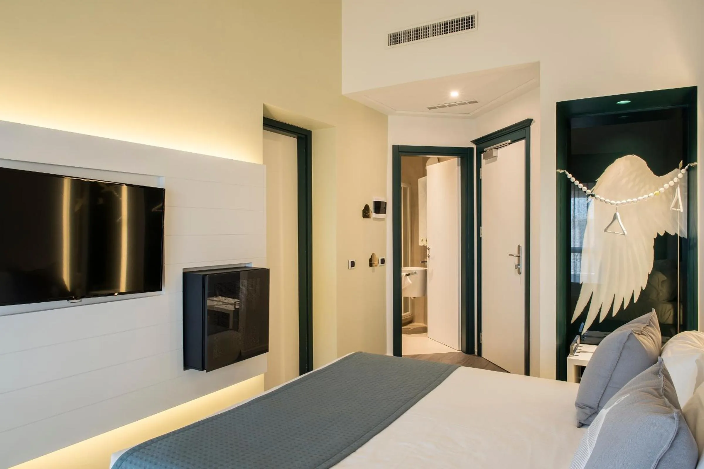 Bedroom, Bed in Ariae Dépendance - Alihotels